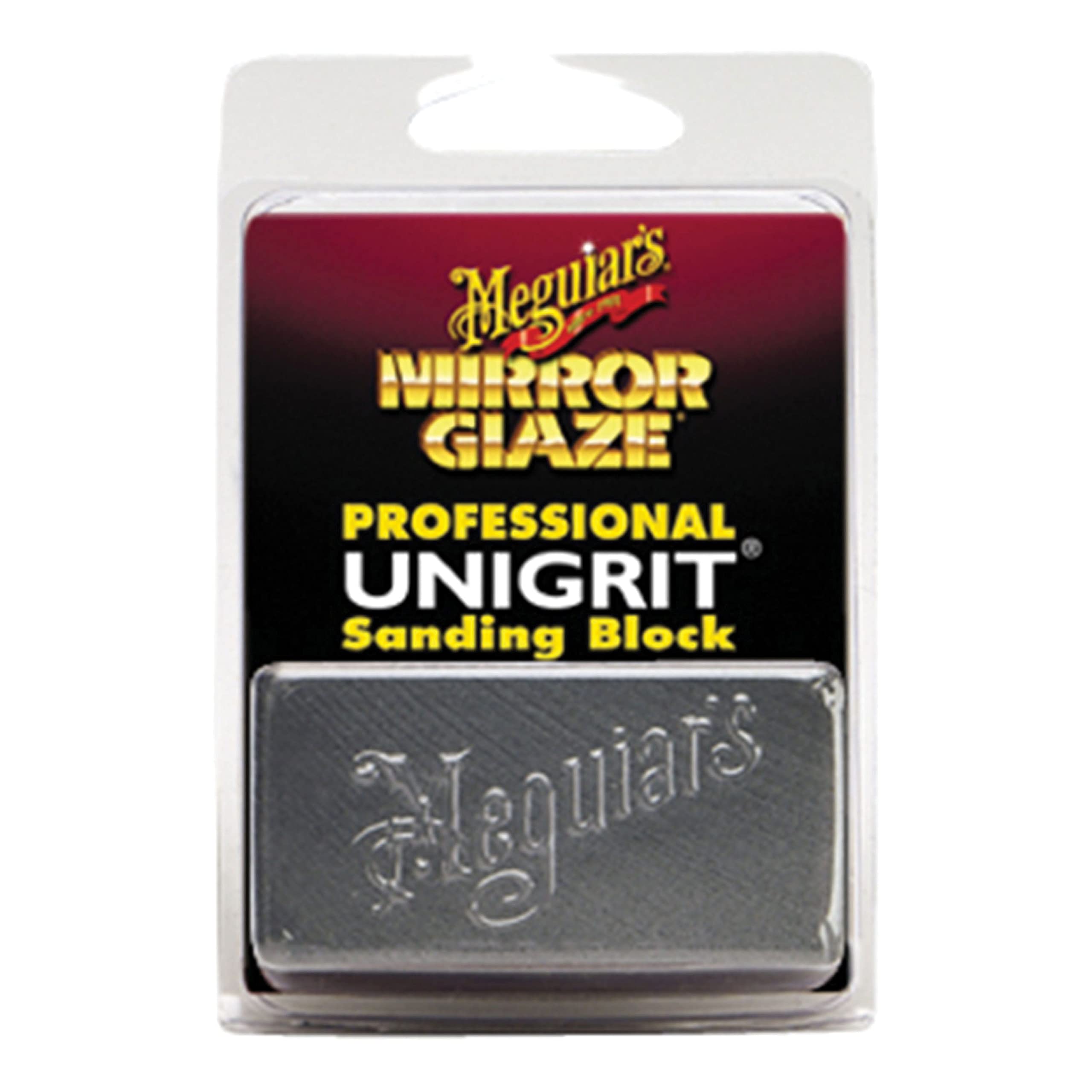 Meguiars Professional Mirror Glaze Unigrit Sanding Block 2,000 Grit K2000 - Professional-Grade - Precise, Uniform Grit for Even