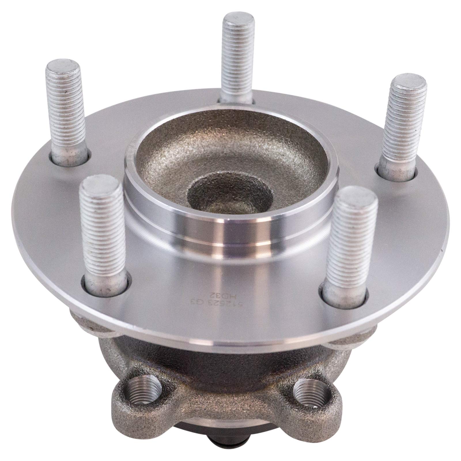Trq Rear Wheel Hub Bearings Assembly Set Compatible With 2014-2018 Mazda 3