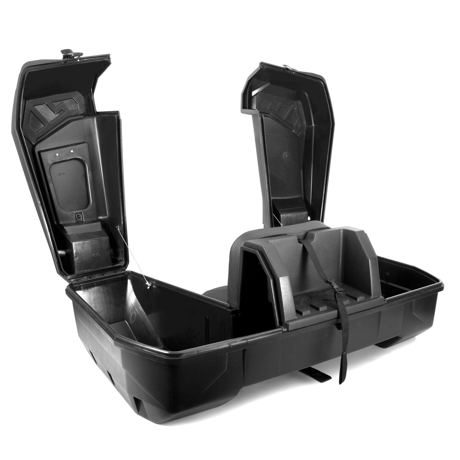 Kimpex Black Nomad Trunk Rear, Model 458000, Durable Plastic Storage Solution