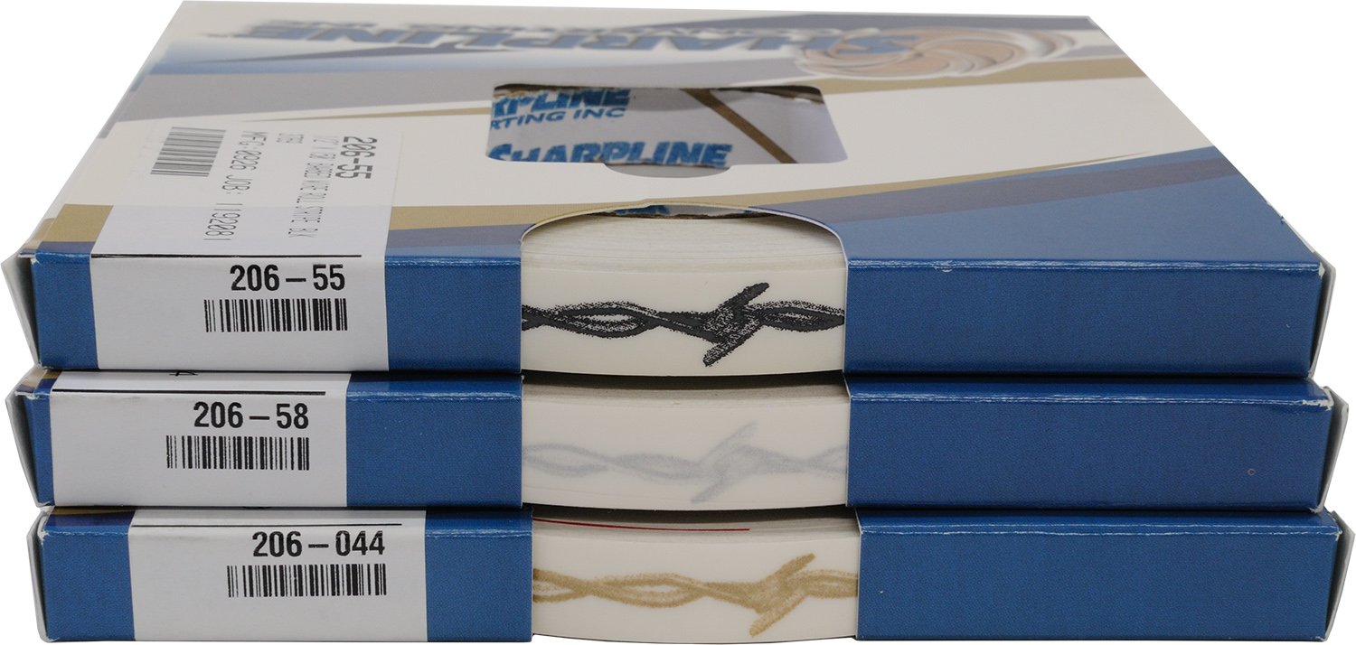 Sharpline 206 Barbed Wire Accent Stripe - 1/2" x 150' - Vinyl - Silver Metallic on Clear