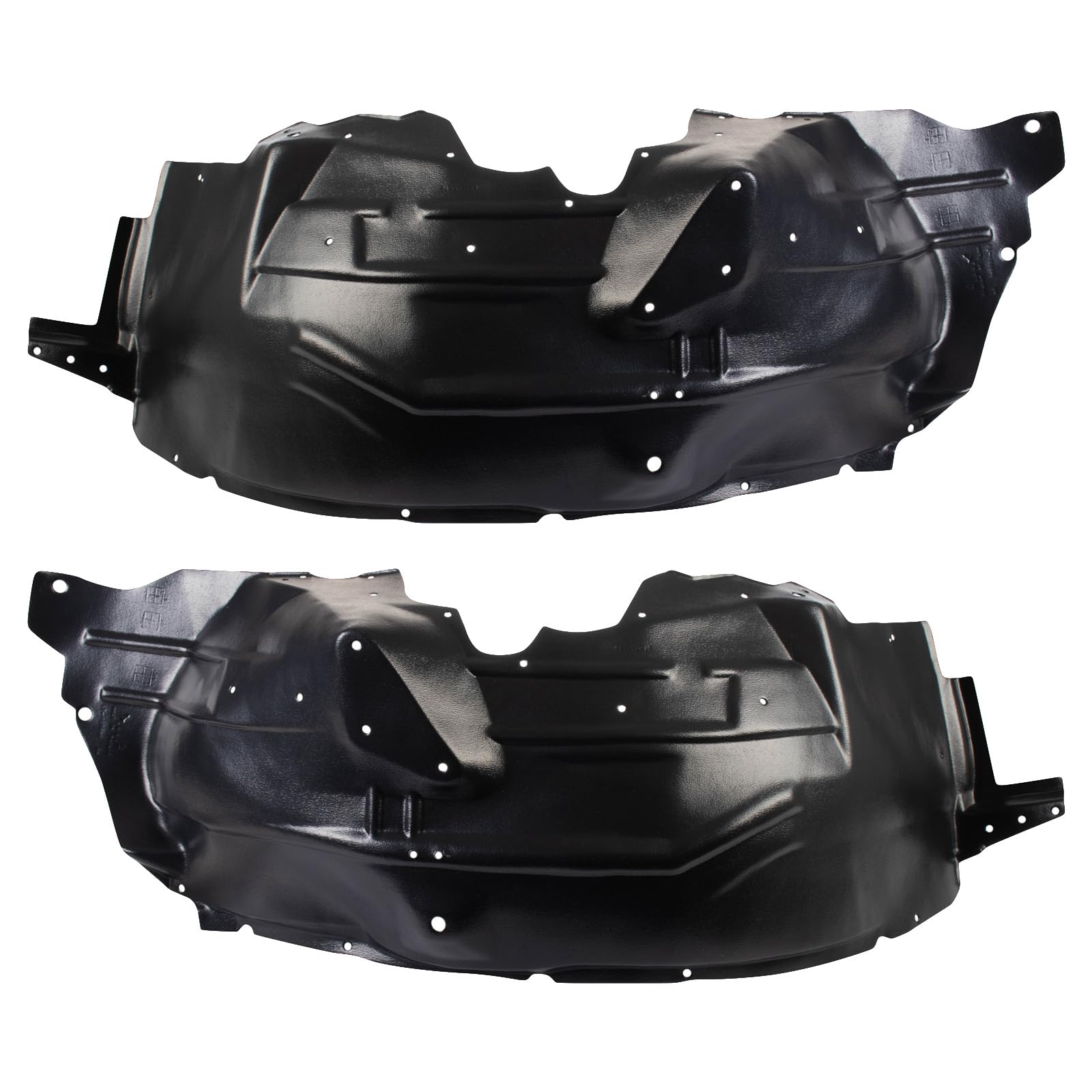 Trq Inner Fender Liner Set Compatible With 2004-2005 Ford F-250 Super Duty F-350 Super Duty Fo1247108 Fo1250137
