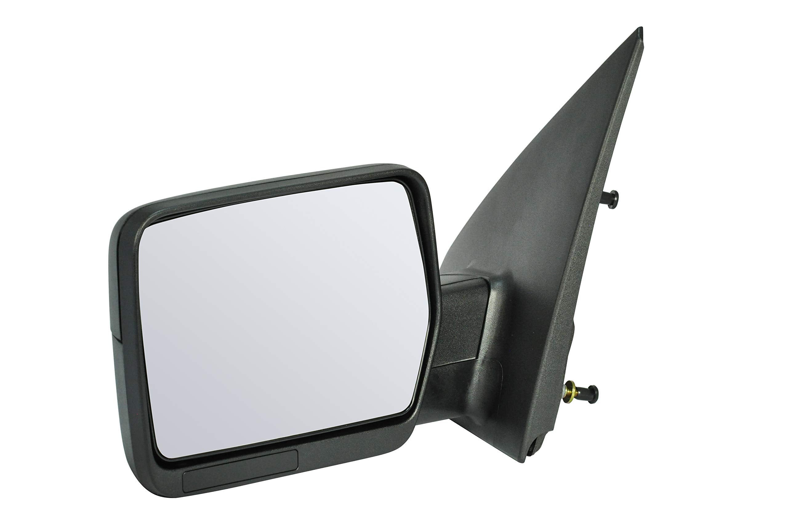 Dependable Direct Passenger Side Mirror Fits Ford F-150 2004, 2005, 2006, 2007, 2008 - Power Remote, Non-Heated, Non-Folding And