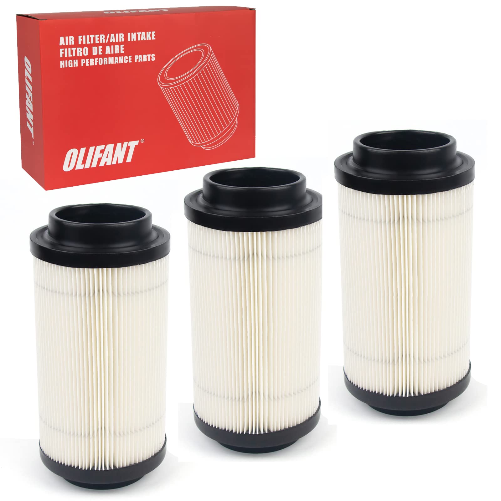 3Pcs Air Filter For Polaris Sportsman 500 570 850 335 400 450 550 600 700 800 1000 XP/Scrambler 500 850 1000 XP Magnum Trail Bla
