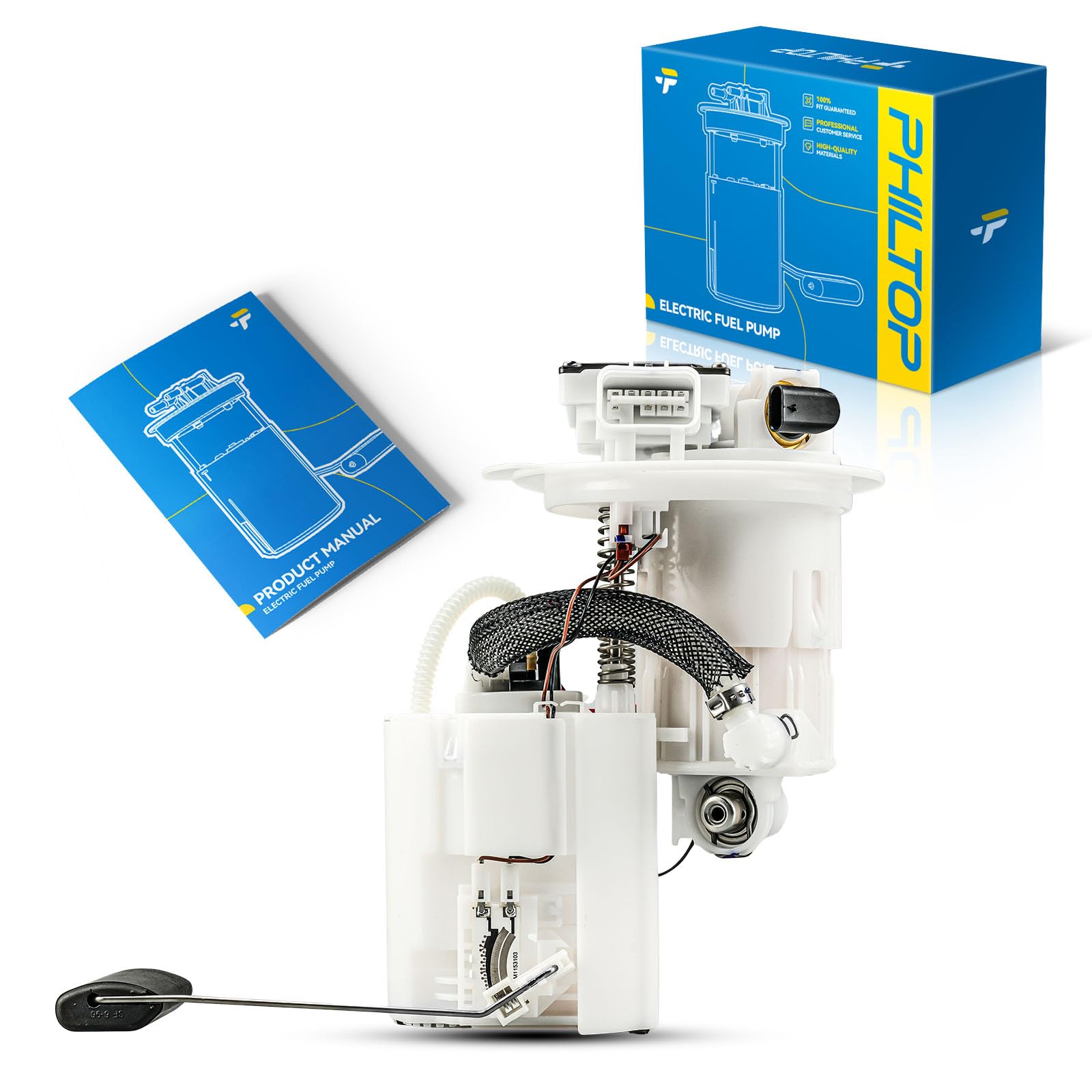 PHILTOP FG1974 Electric Fuel Pump Module Assembly, Compatible with Hyundai Sonata 2015-2019, Kia Cadenza 2017, 1.6L 2.0L 2.4L 3.
