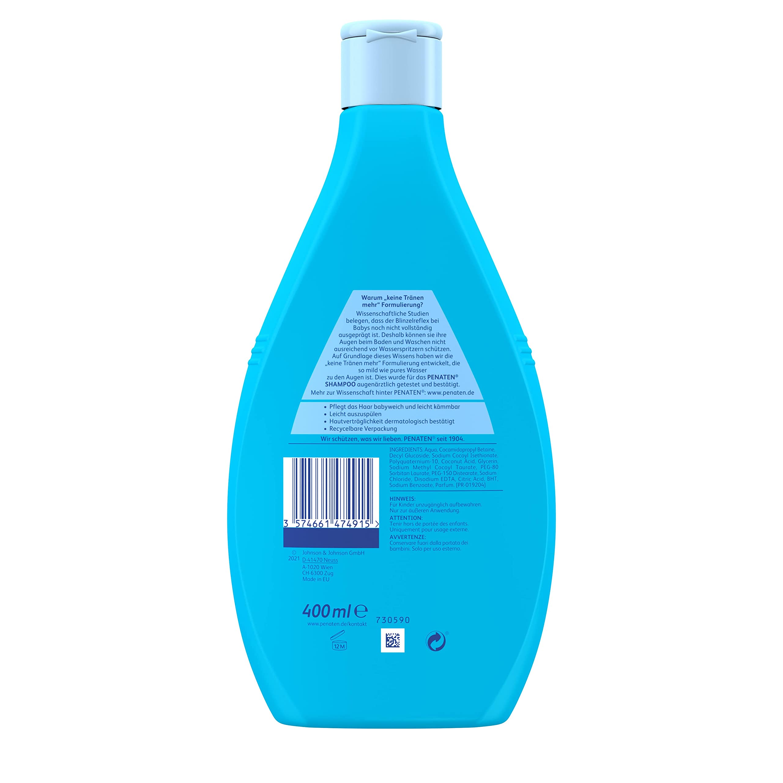 Penaten Baby Shampoo Extra Mild - 400Ml / 13.52 Fl.Oz