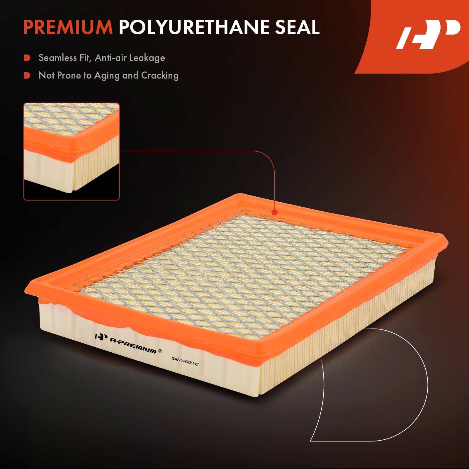 A-Premium Engine Air Filter Compatible with Nissan & Infinit Models - Rogue, Sentra, 300ZX, Juke, FX35, FX37, FX50, M56, Q50, Q6