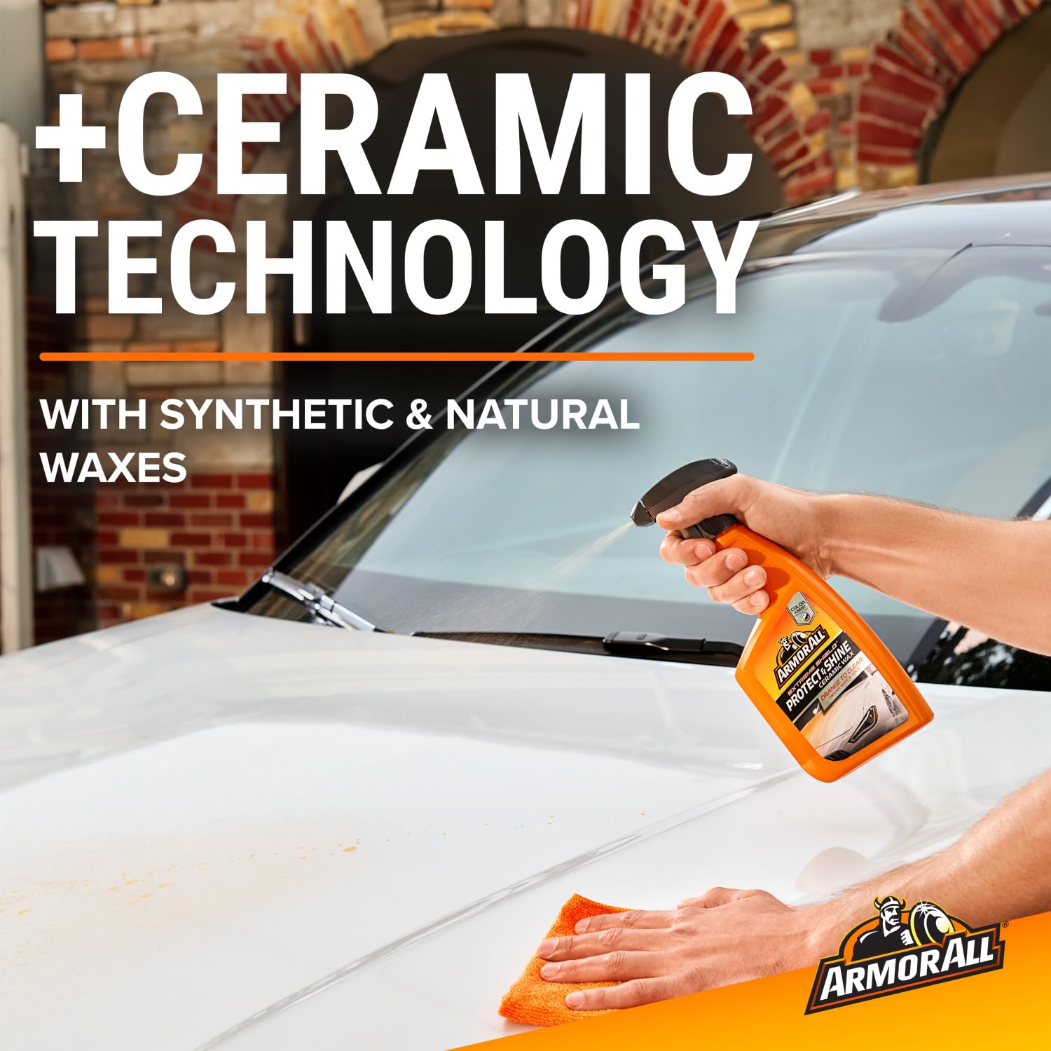 Armor All Car Interior Cleaner Leather Wipes, 16 Fl Oz, 20 Count (Pack of 6), Model AUDWXPCRT-16-1USLT, Ideal for Cars, Trucks,