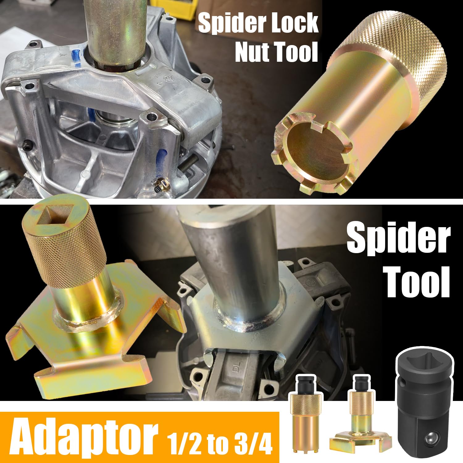 Deargooday Complete Primary & Secondary Clutch Service Tools Kit for Polaris RZR 1000, Ranger 900/1000, General 1000, & RZR Turbo