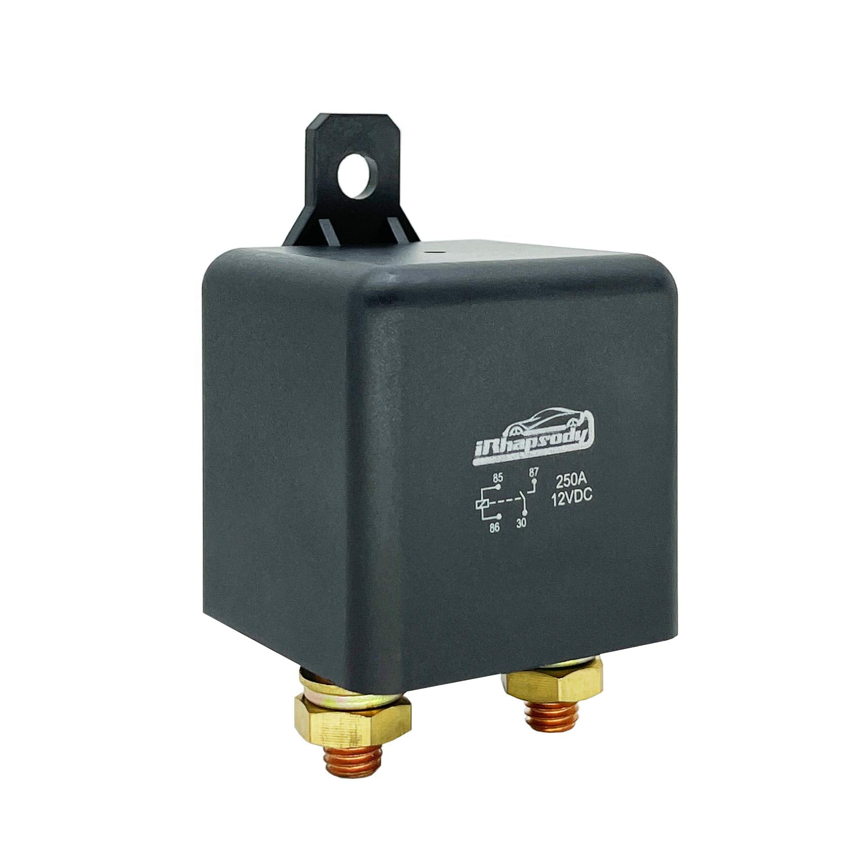 Irhapsody 250A 12V Relay, 4 Pin Spst High Current Control, Split Charge Switch