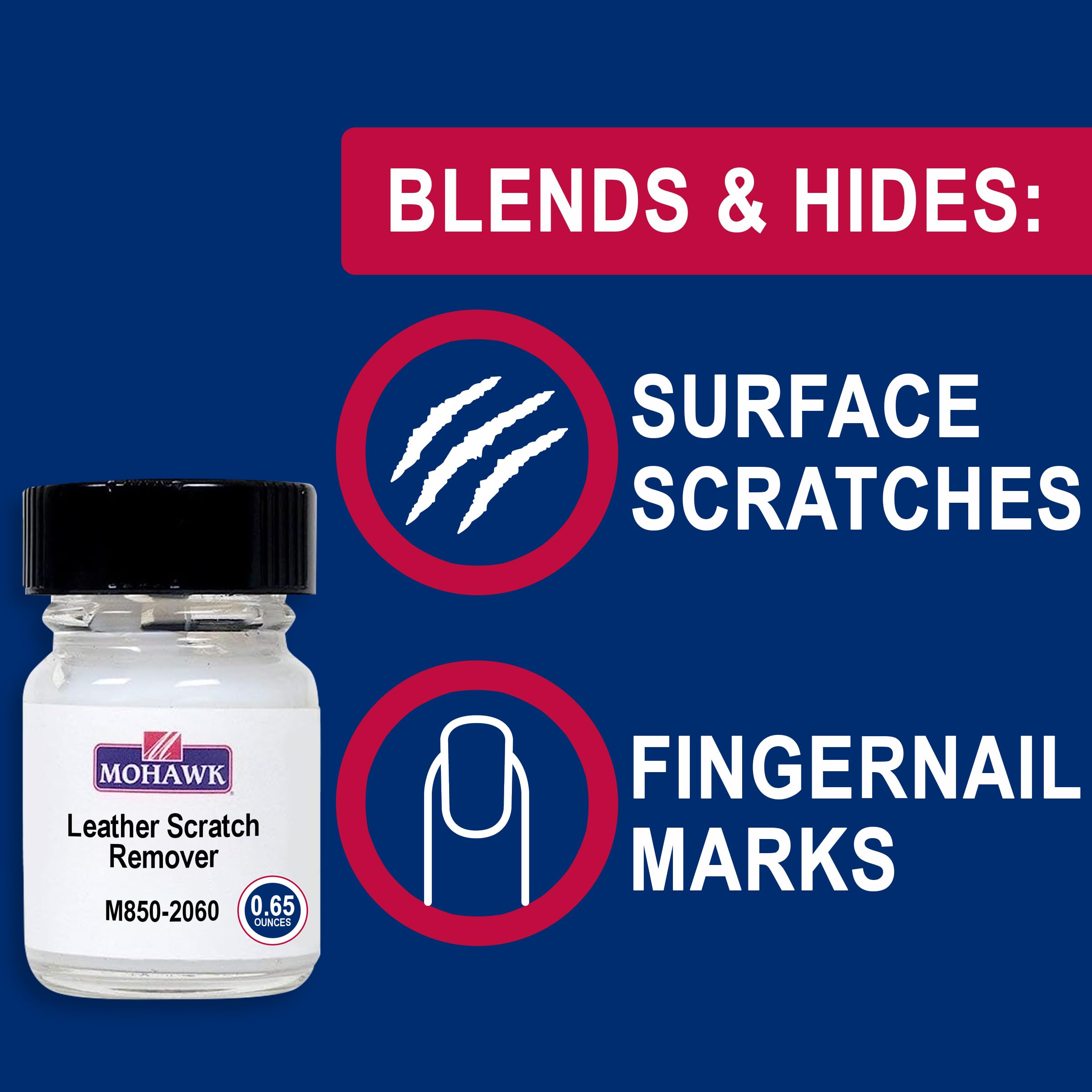 Mohawk Finishing Products Leather Scratch Remover - Clear, 0.65 Ounces, Model m850-2060, Ideal for Quick Repairs