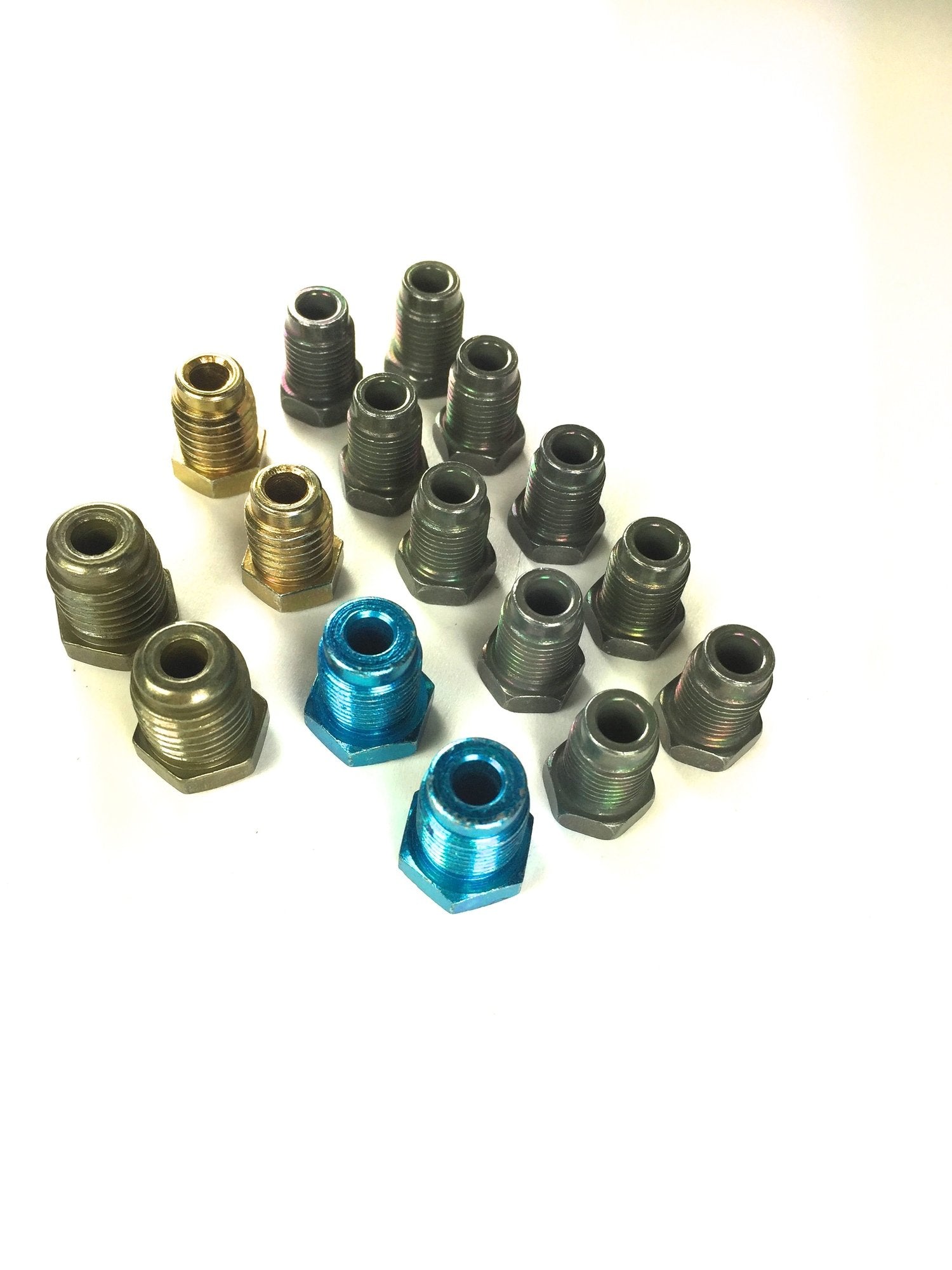 The Stop Shop Metric Brake Line Fitting Kit For 3/16' Tube. (Iso/Bubble Flare)