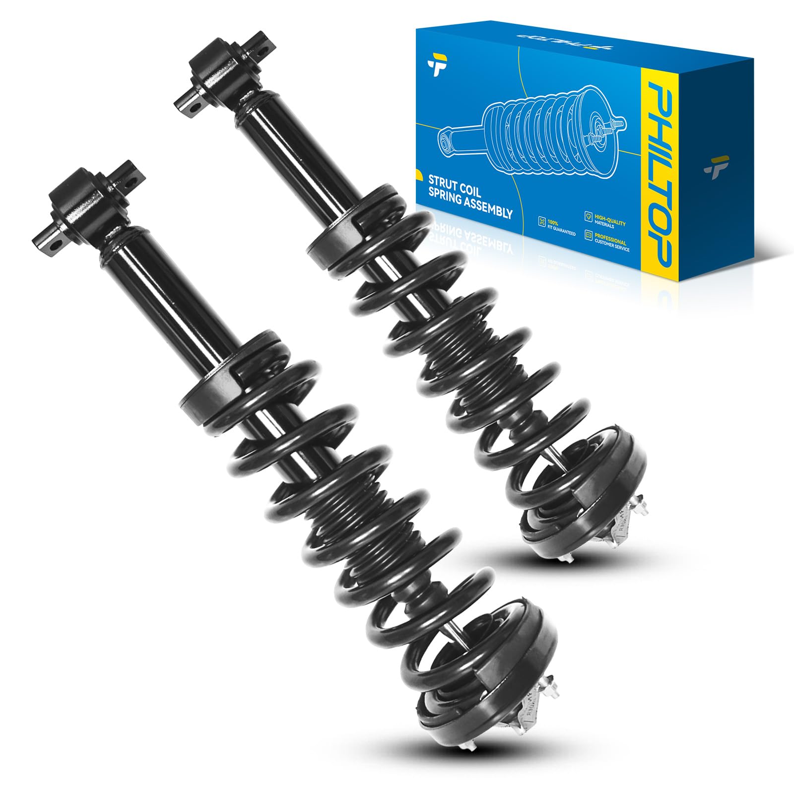 Philtop Complete Struts Shock Absorber Front Left Right Fits F150 2015 2016 2017 2018 2019 2020 173032L 173032R Struts With Coil