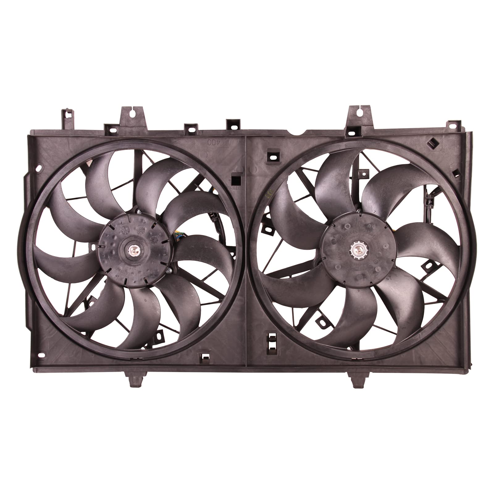 Torcia TYG Radiator Cooling Fan Assembly for Nissan Rogue/X-Trail 2.5L | Model DS66080A | 4-Pin | Durable Metal Construction