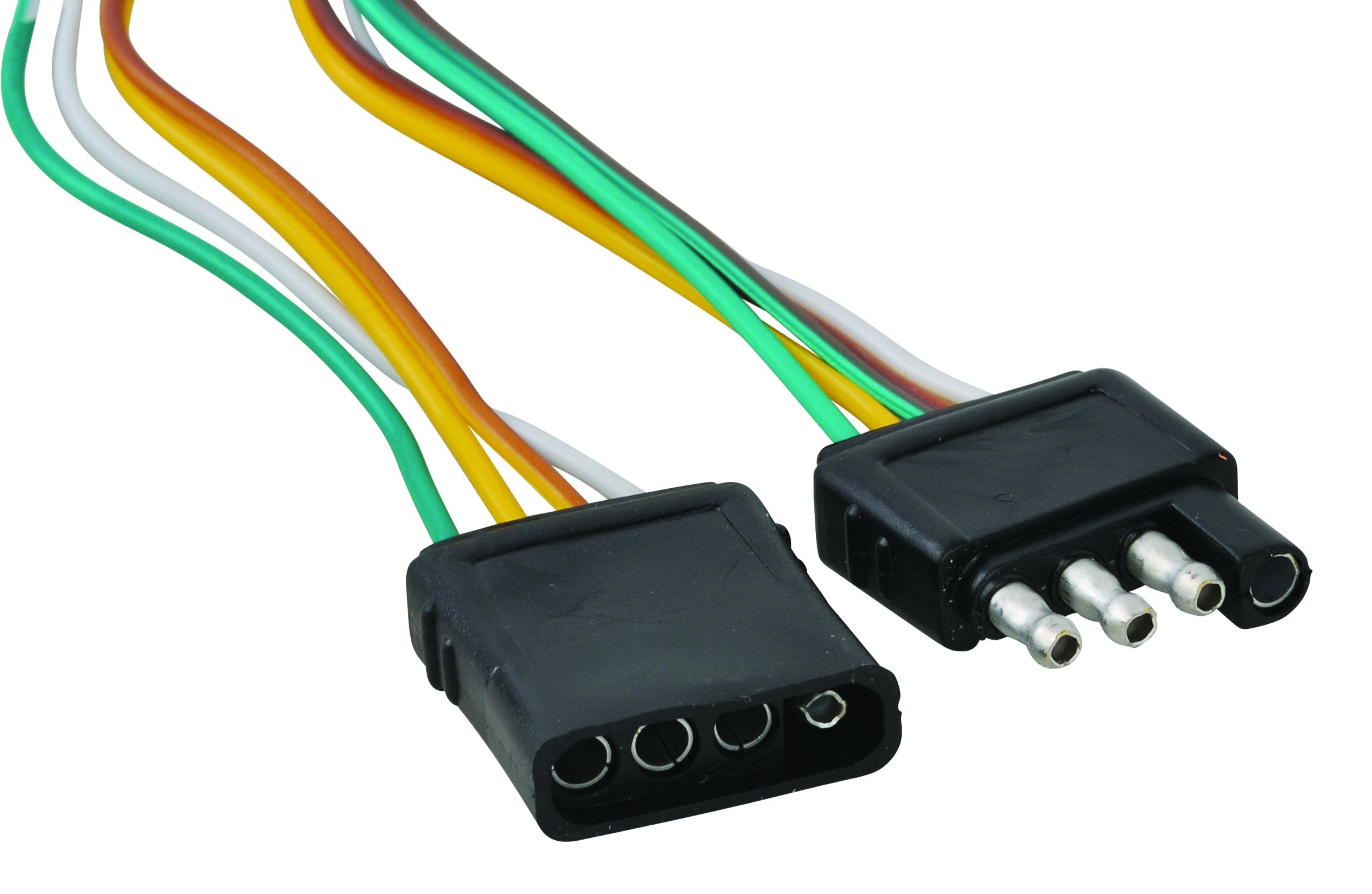 Attwood 7621-7 All-In-One Complete Boat Trailer 25-Foot Wiring Kit, With Quick Connectors And Attachment Clips