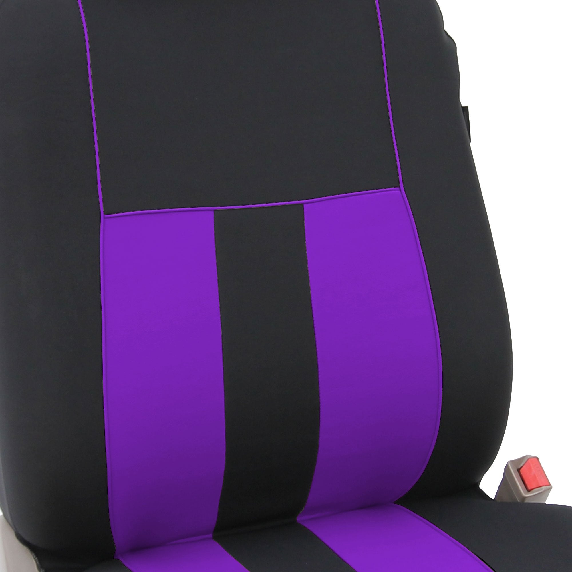 Fh Group Three Row 7 Seater Striking Striped Full Set Car Seat Covers, Airbag Compatible & Split Ready - Universal Fit For Cars