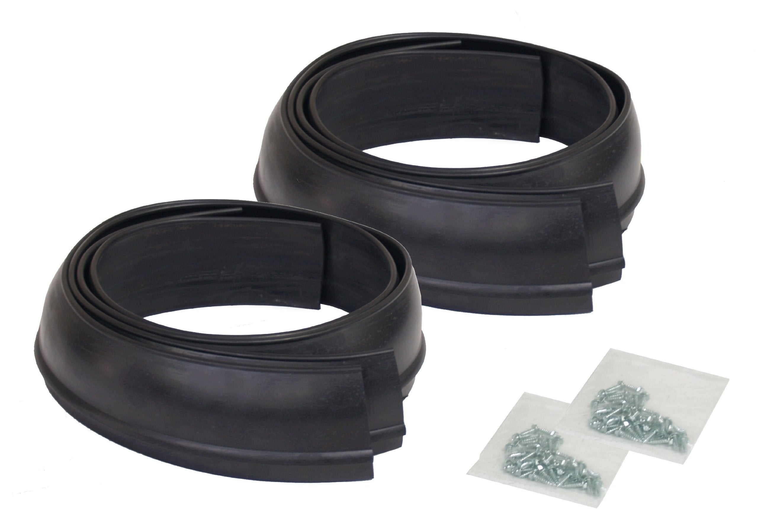 Pacer Performance 52-156 Flexy Flares Black 2-1/2 X 58 Standard Duty Rubber Fender Extension Kit - 4 Piece