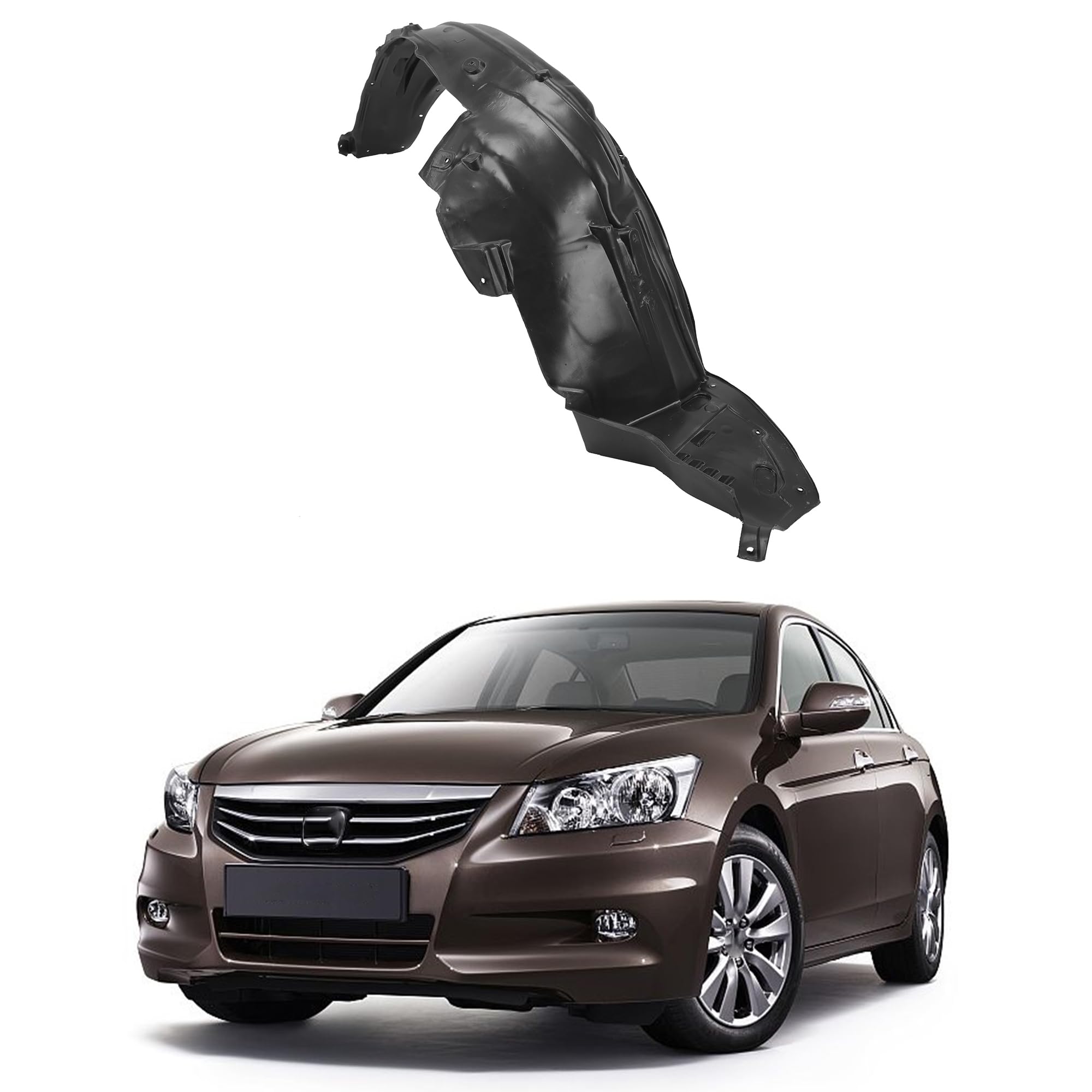 ALING Fender Liner Left Inner Front Wheel Liner Splash Shields Guard Fits for 2008-2012 Honda Accord coupe Driver Side New Liner