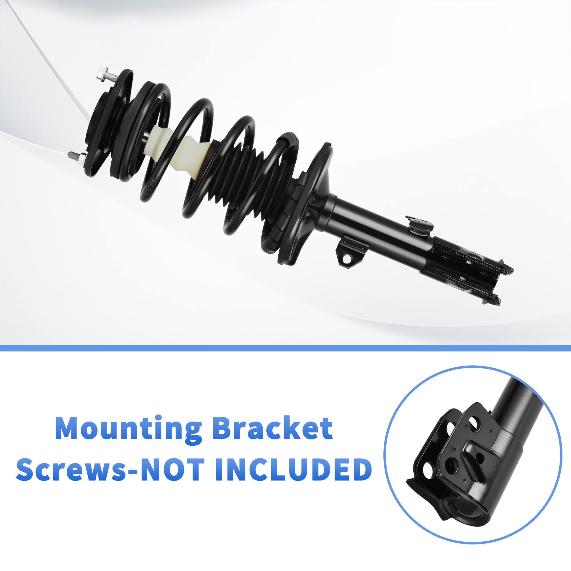YITAMOTOR Front Complete Strut Quick Struts for 2009-2013 Corolla & Matrix, Alloy Steel, FWD, Model MAYIM0008492MA