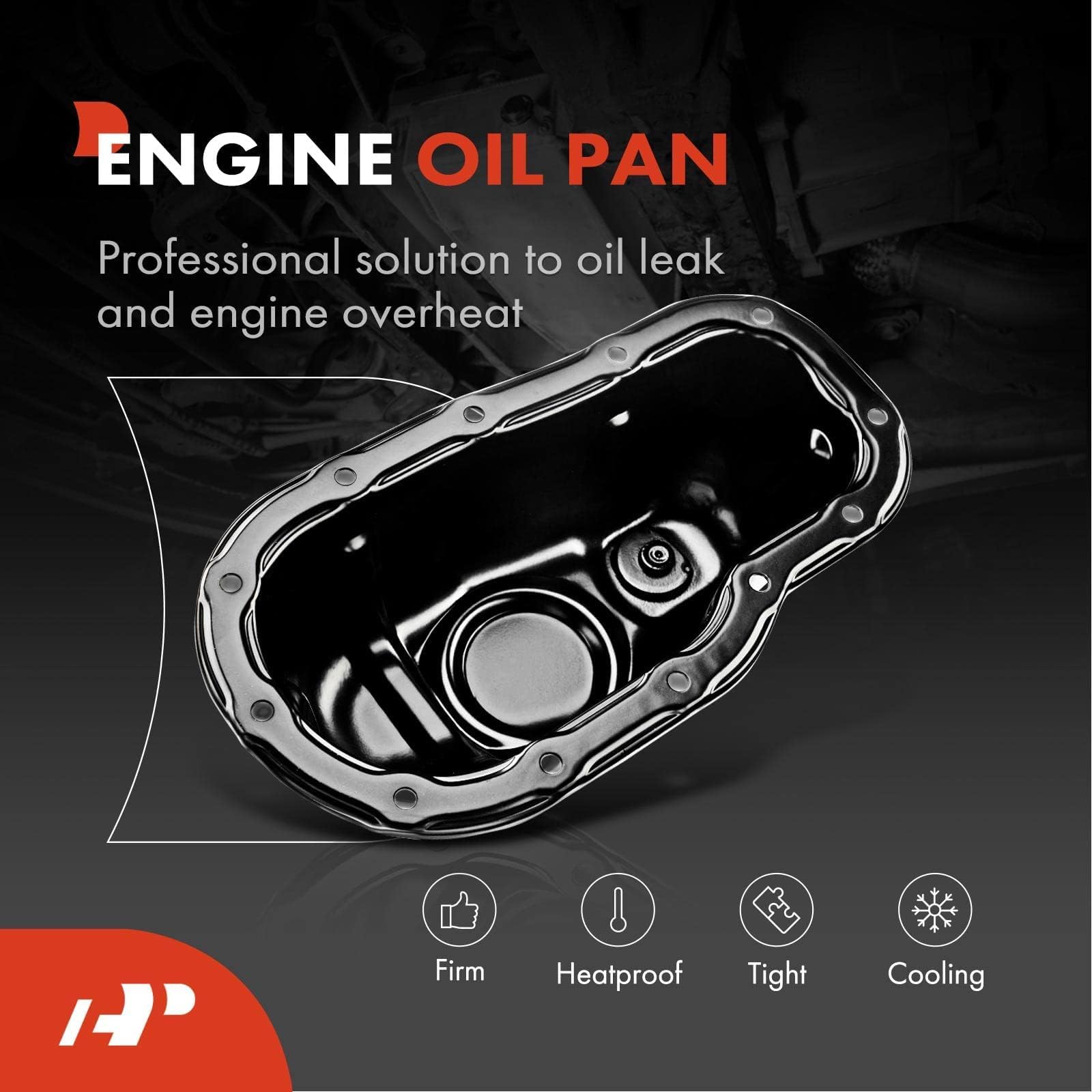 A-Premium Lower Engine Oil Pan Replacement For Toyota Tacoma 2006-2013 4Runner 2003-2013 Fj Cruiser 2007-2014 Tundra 2007-2014 4