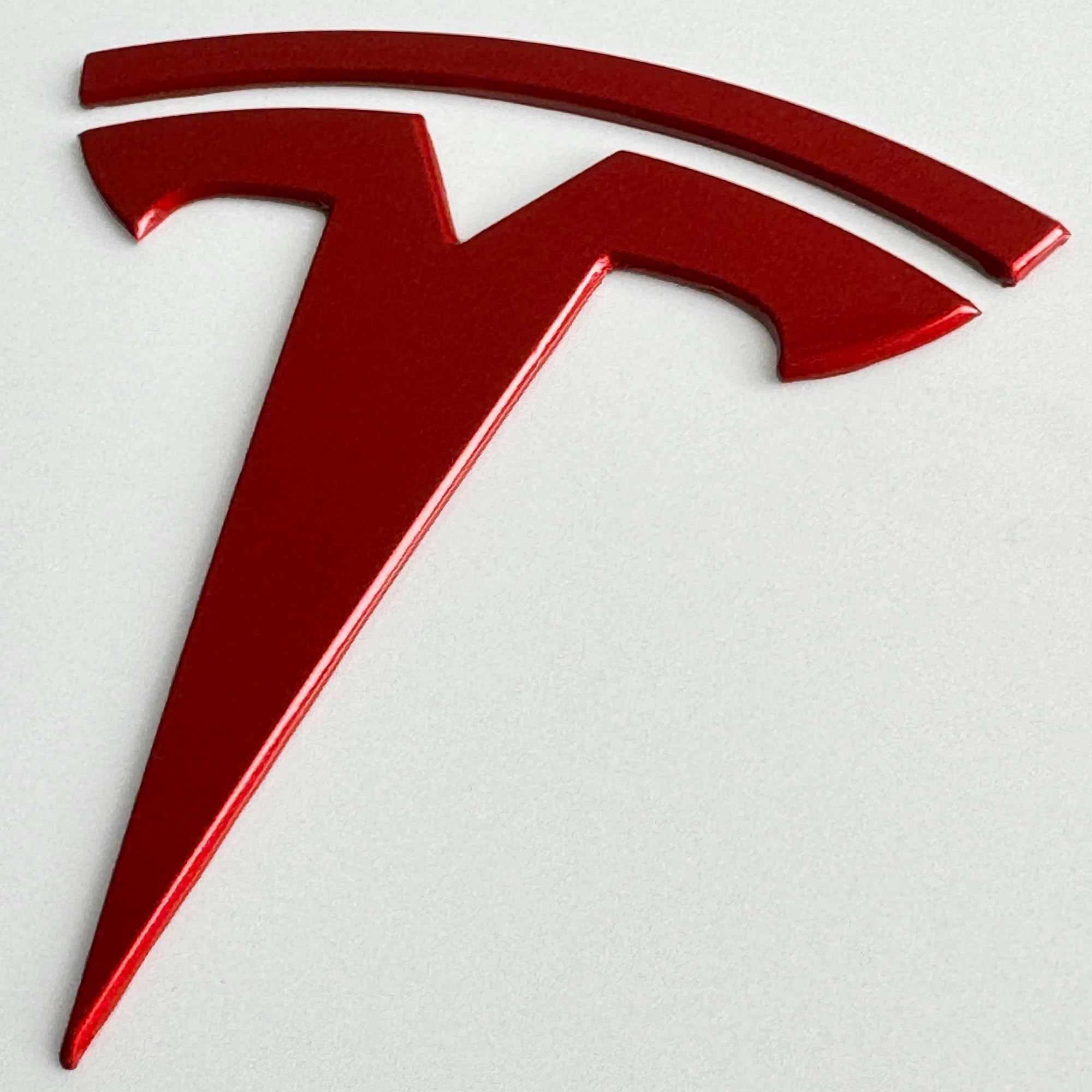 Custom Cut Graphics Vinyl Logo Wrap for Tesla Model 3 (2017 to 2023), Full Wrap, 4 pc-Set (Gloss Red)