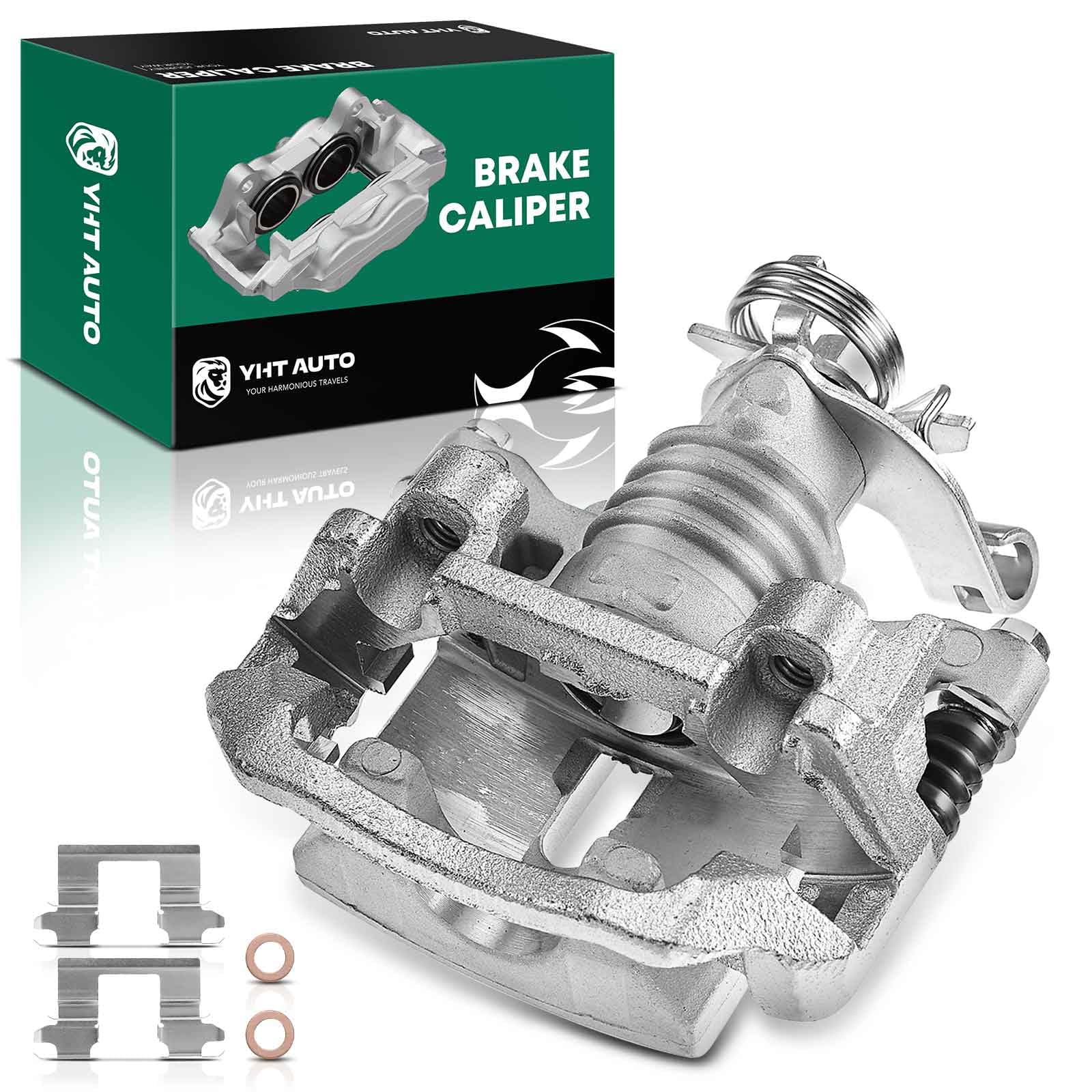 YHTAUTO Rear Driver Side Disc Brake Calipers with Bracket Replacement for Malibu 2004-2012, Cobalt 2005-2008, G6 2005-2010, HHR 