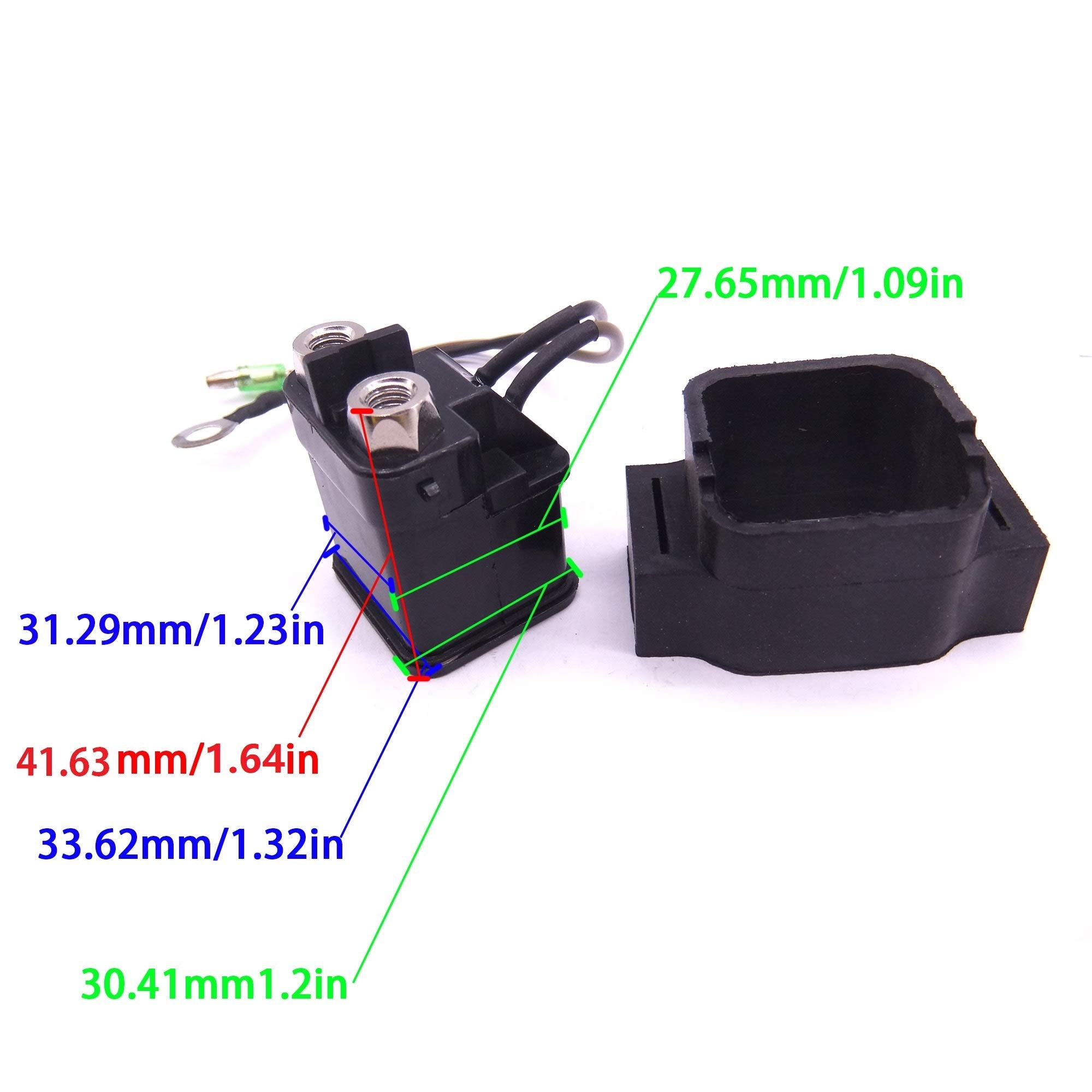 SouthMarine Boat Motor Starter Solenoid Relay Assy for Mercury Mariner Outboard 8HP 9.9HP 25HP 30HP 853809001 881352T 8M