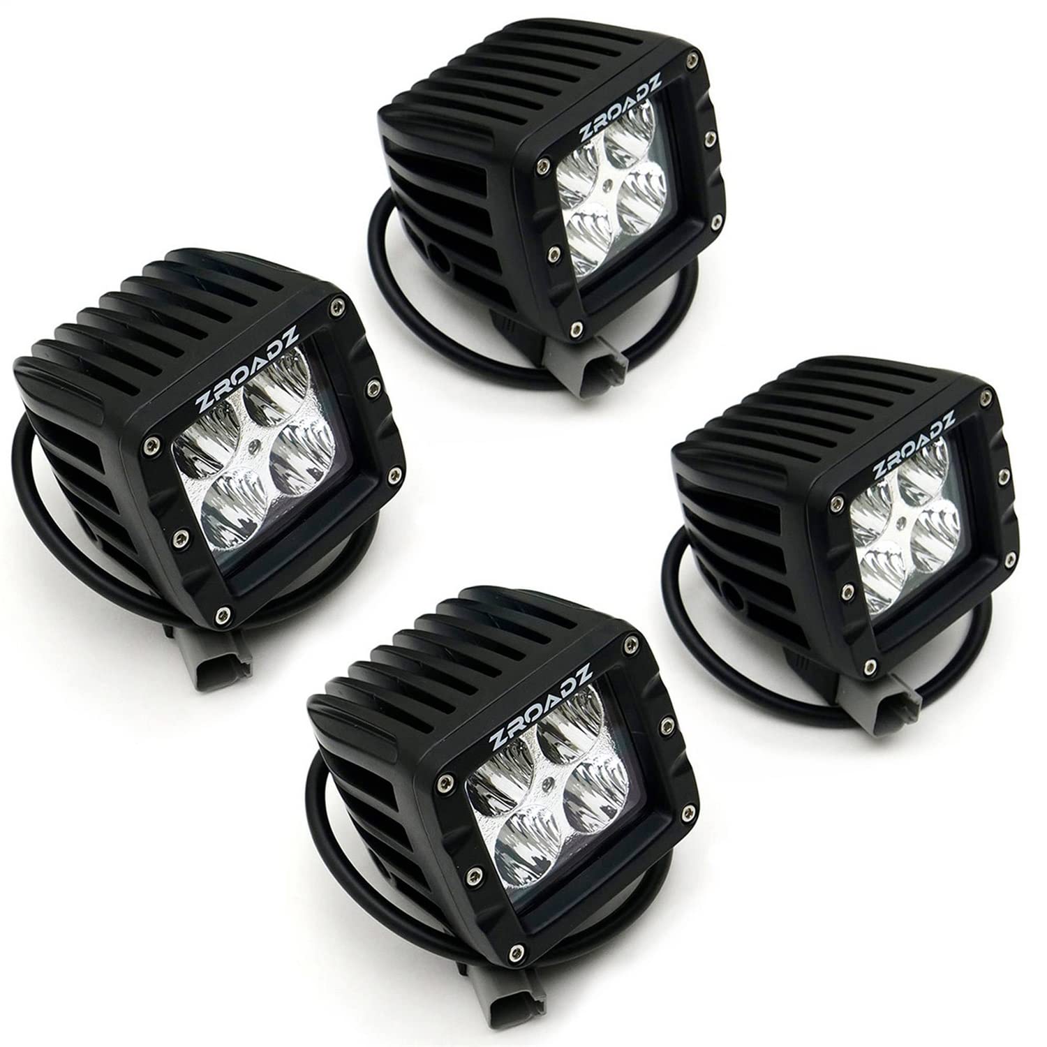 Zroadz Z365711-Kit4 Hood Hinge Led Kit 2018-2021 Ford F-150 Black
