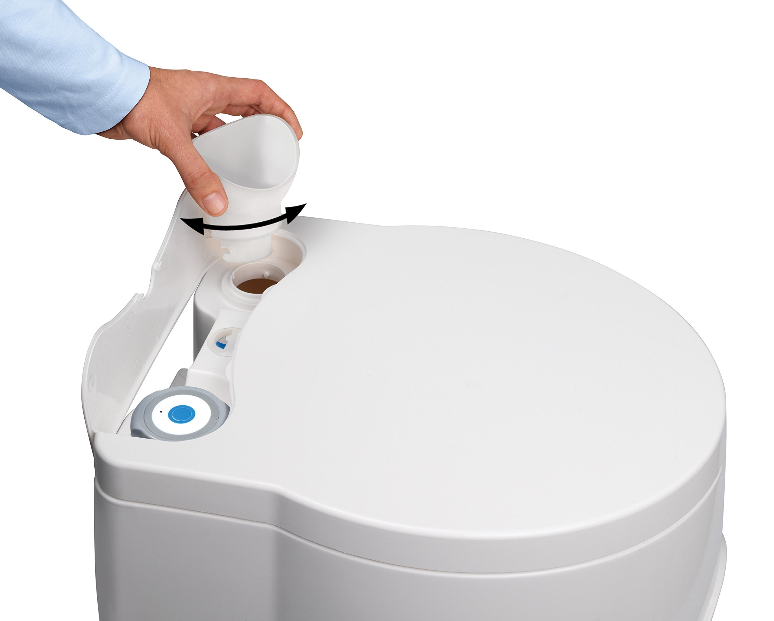 Porta Potti 92360 Portable Toilet - Gray Compact Design for RVs & Camping