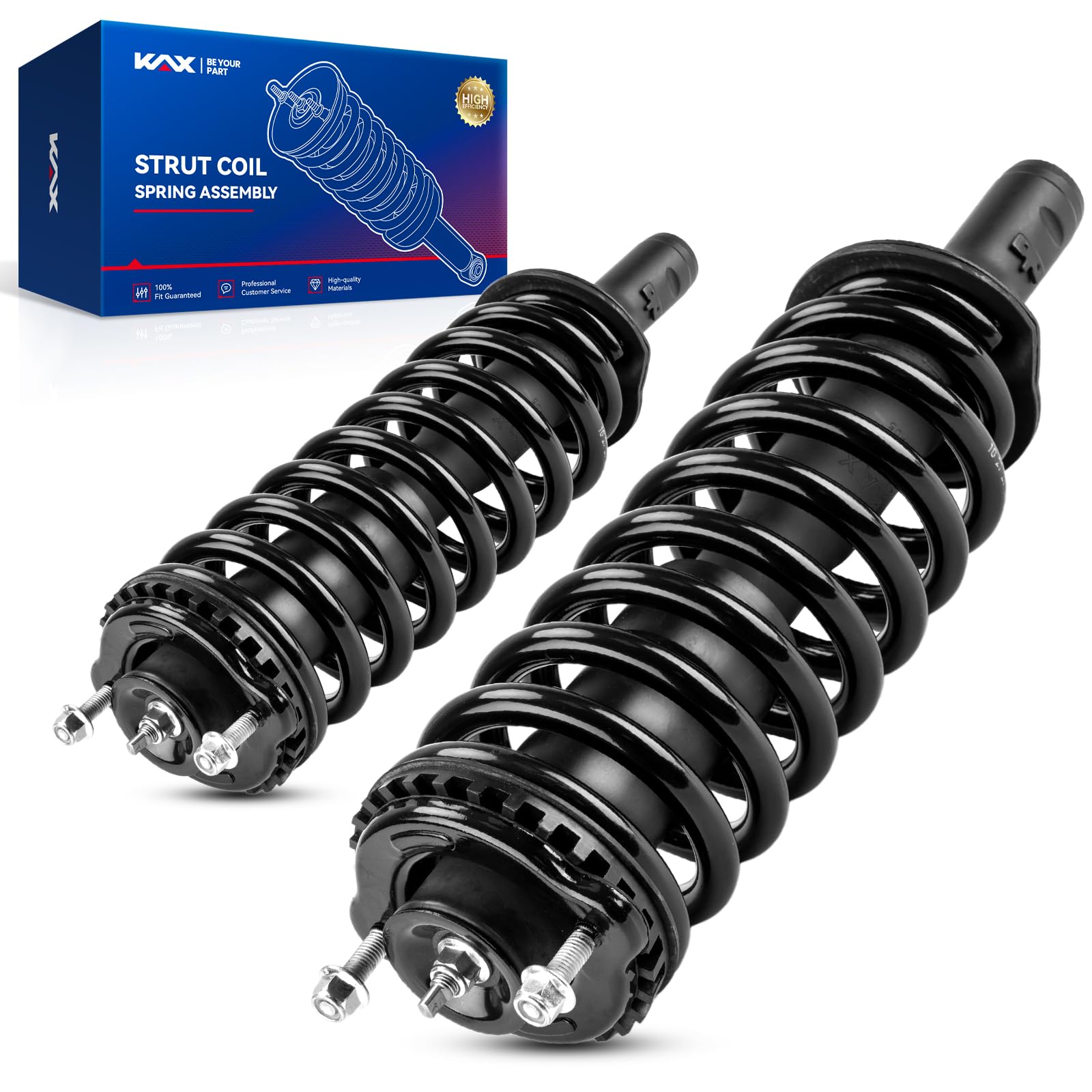 KAX Front Struts and Shock for GMC 2002-2004/2006-2009 Envoy SLE/Envoy SLT, 2002-2006 Envoy XL/XL SLE/XL SLT Replace 171341-2Pcs