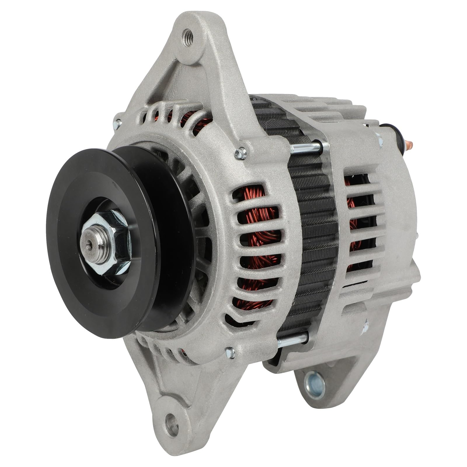 SCITOO Alternator Fit for Komatsu for PC110R-1 2003-2008 All S4D106,for Yanmar for 4TNE102 1998-2007 All,for Yanmar for 4TNV106-