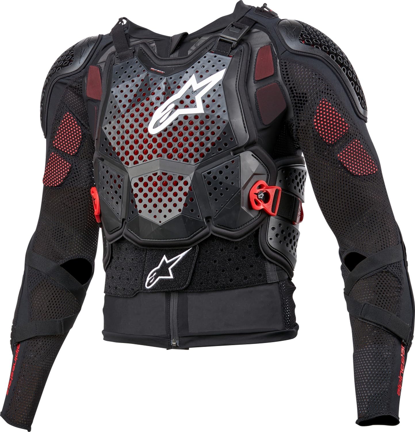 Alpinestars Bionic Tech V3 Protective Jacket (Black/White/Red, Large)