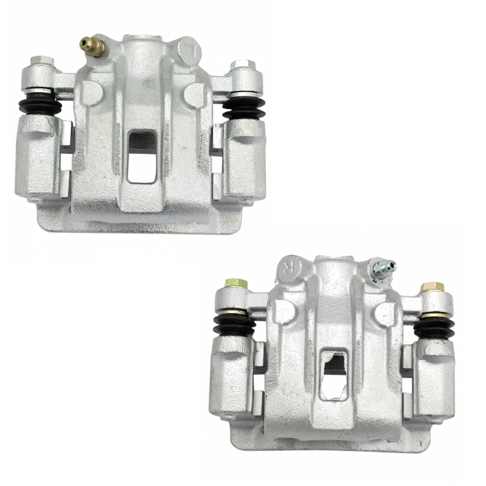 Trq Rear Brake Caliper Set Compatible With 2006-2007 Hyundai Accent 2010-2013 Kia Forte Forte Koup Rio Rio5