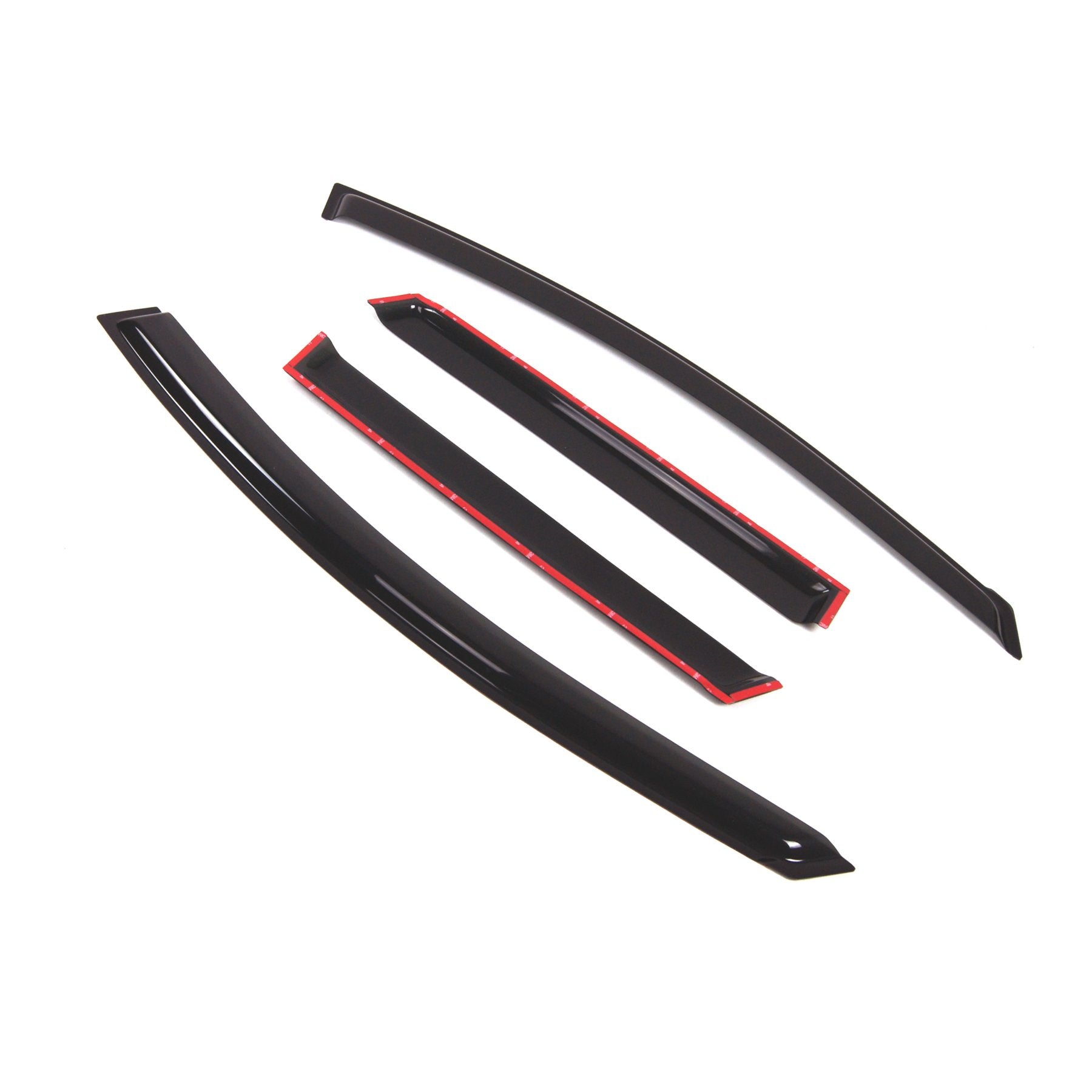 Tuningpros Outside Mount Window Vent Visors Rain Guards Compatible With Nissan Murano 2009-2014 | Side Window Wind Deflectors Ra