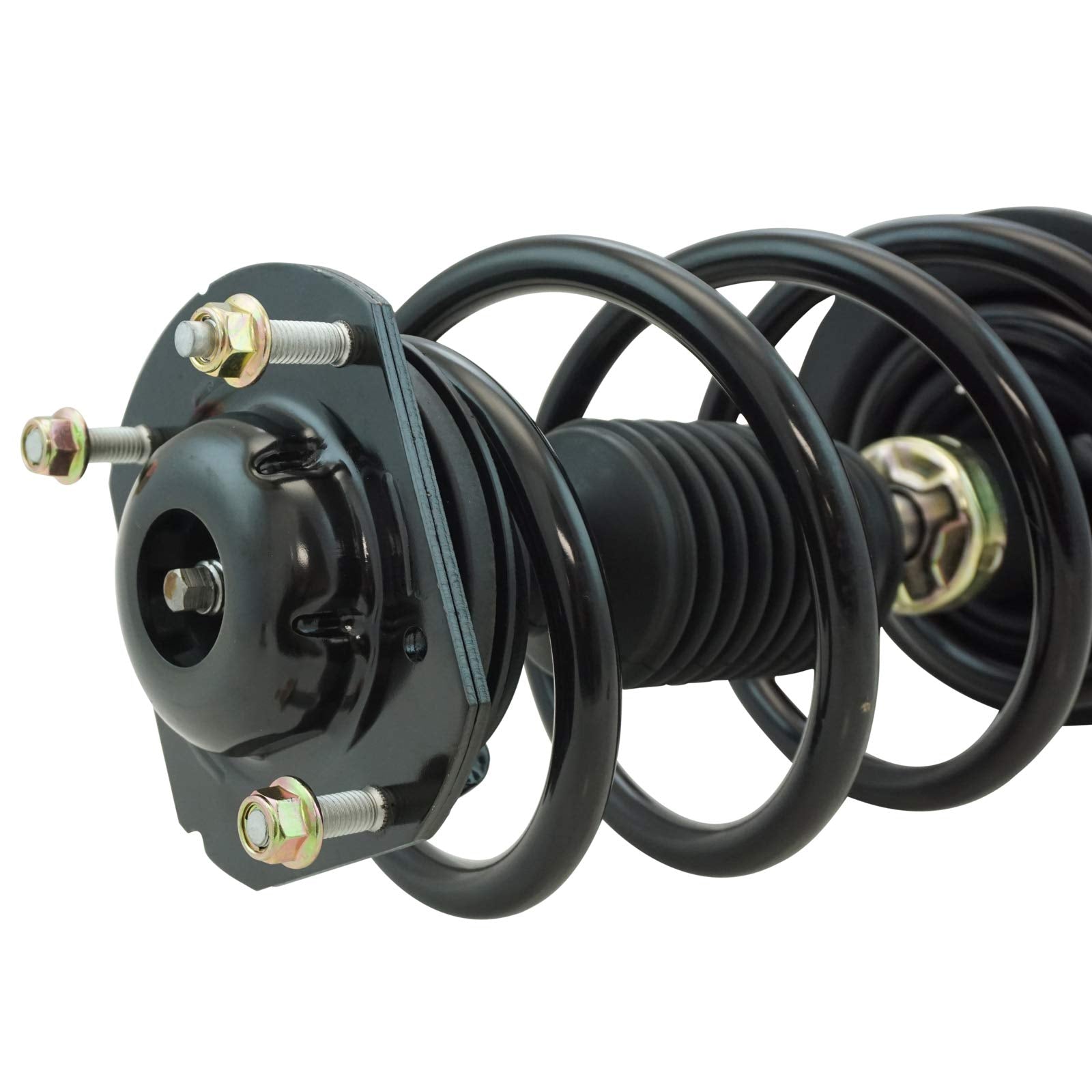 Trq Front Left Right Complete Strut & Coil Spring Assembly Driver Passenger Side Compatible With 2013-2017 Buick Enclave Chevrol