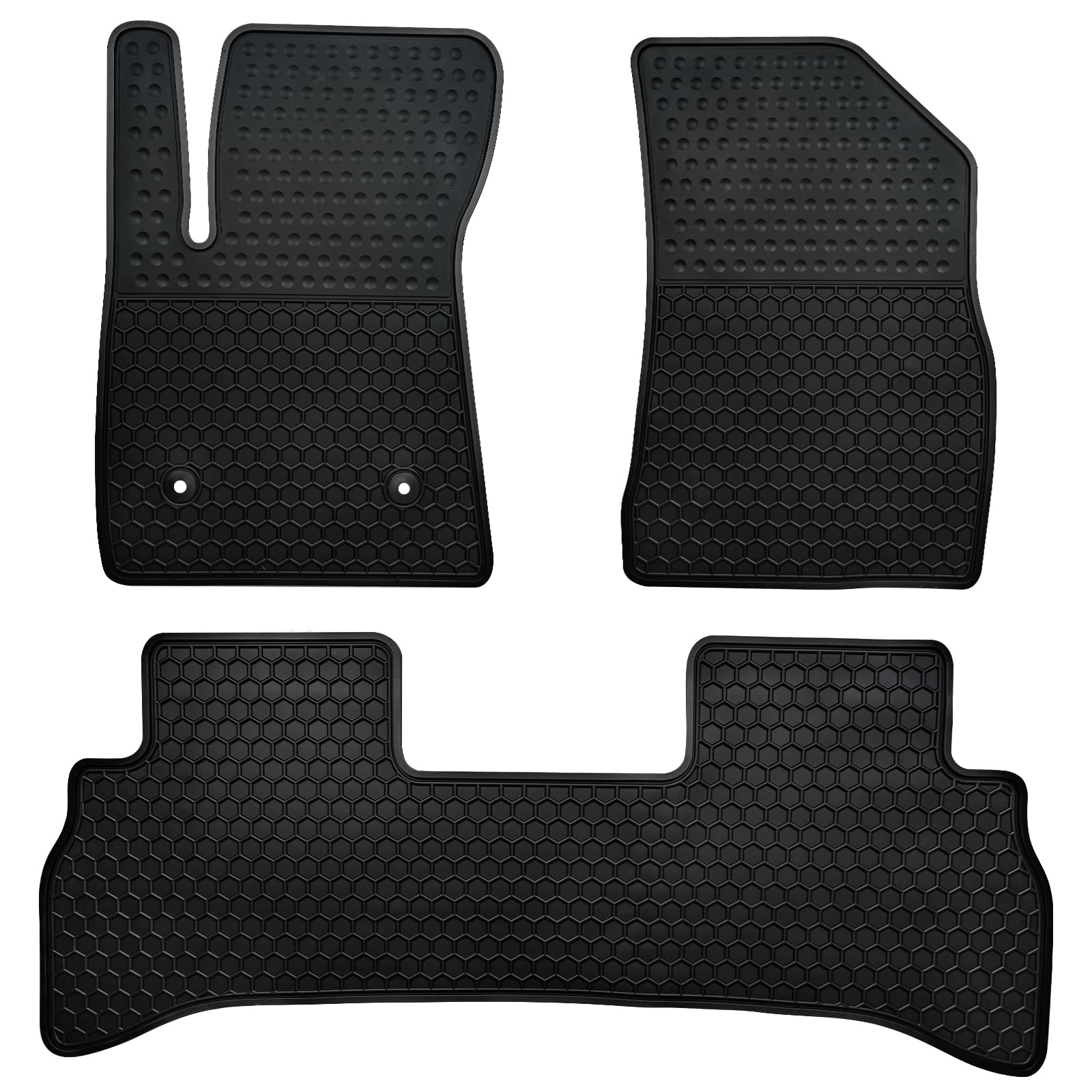 Ucaskin Car Floor Mats Custom Fit for Buick Encore GX 2025 2024 2023 2022 2021 2020 (Only Fits FWD) Odorless Washable Rubber All