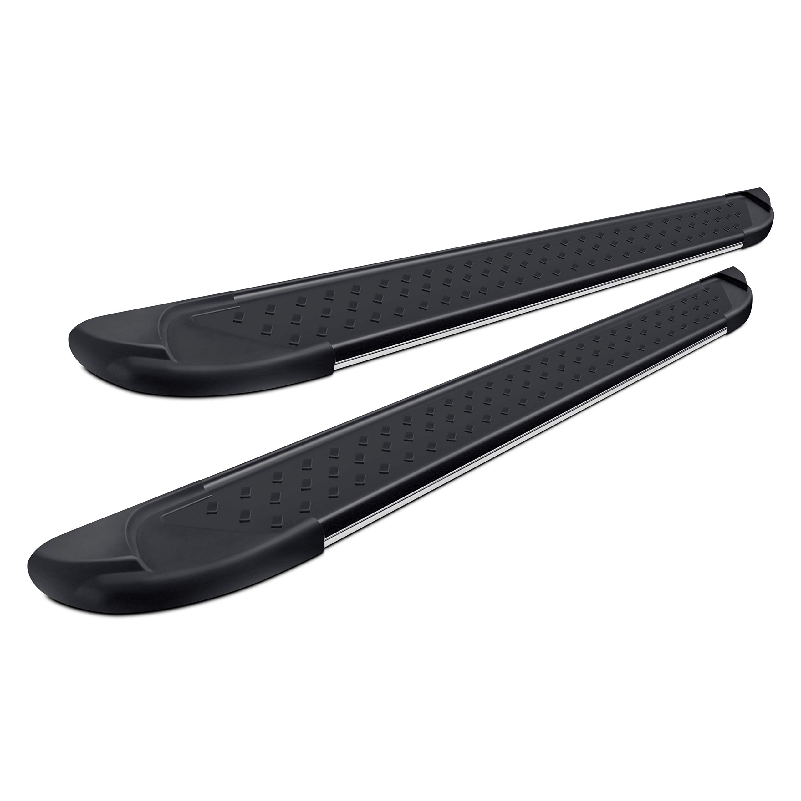 Romik® RAL-B Running Boards for Ford Explorer (2020-Present) - Black Aluminum Side Steps, Model 62392419