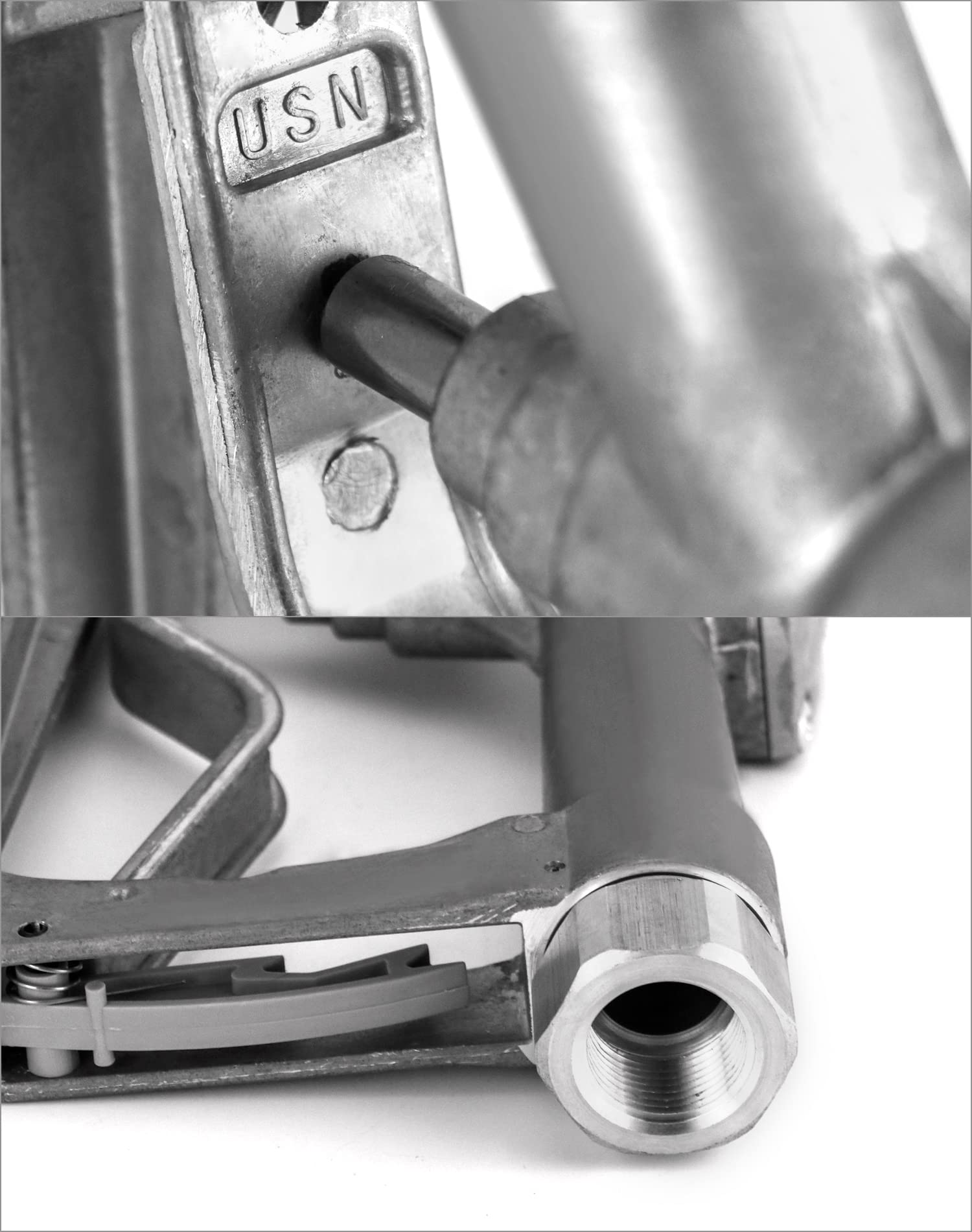 Qwork Fuel Nozzle, 3/4 In. Npt Manual Swivel | For Manual And Electric Fuel Pumps | Gasoline And Diesel | Max Pressure 50 Psi, 2