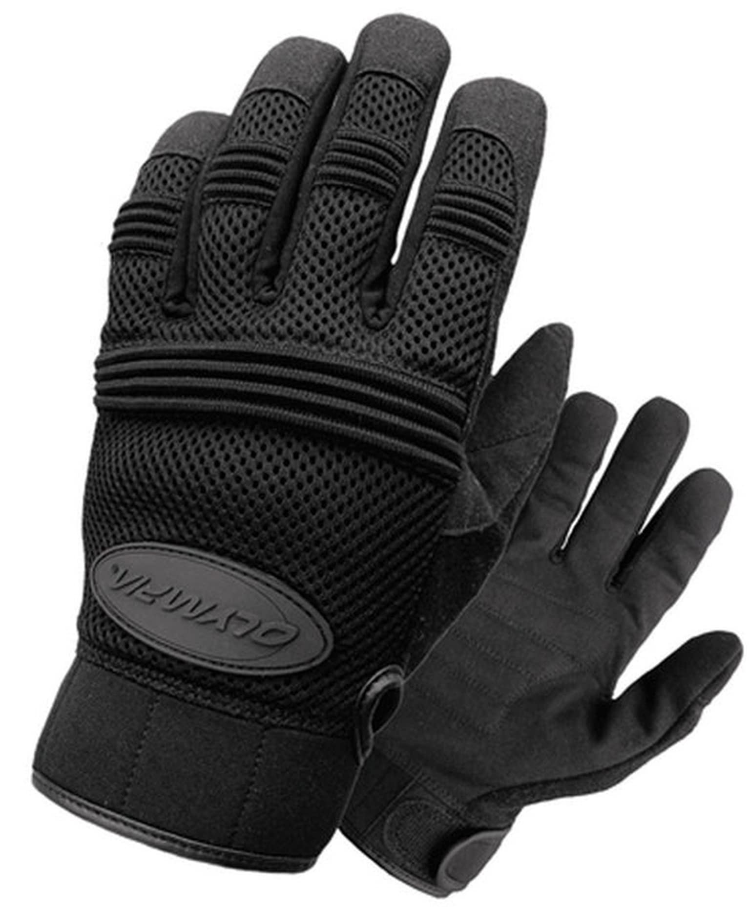 Olympia 760 Air Force Gel Motorcycle Sport Gloves (Black, Small)