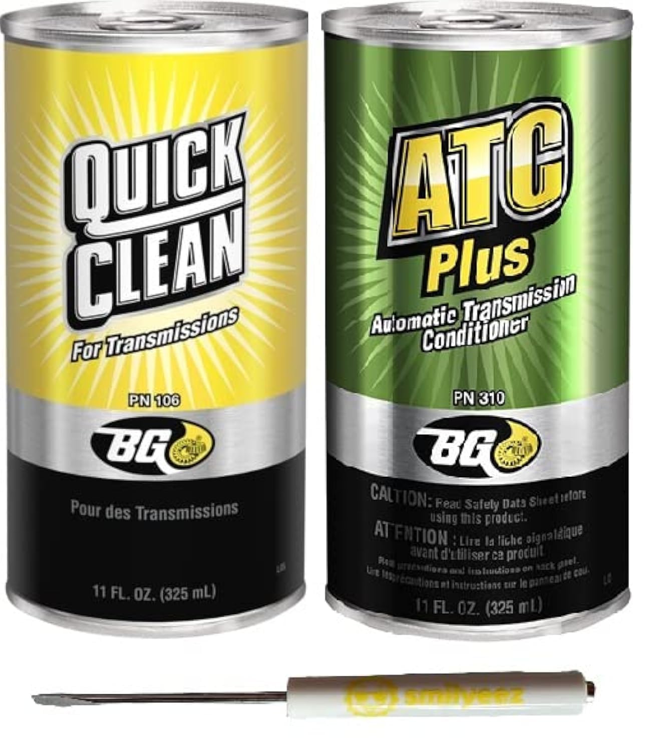 Smilyeez BG Transmission Service Flush Kit K6600 with PM 106 Cleaner & PN 310 Conditioner, Includes Pocket Screwdriver