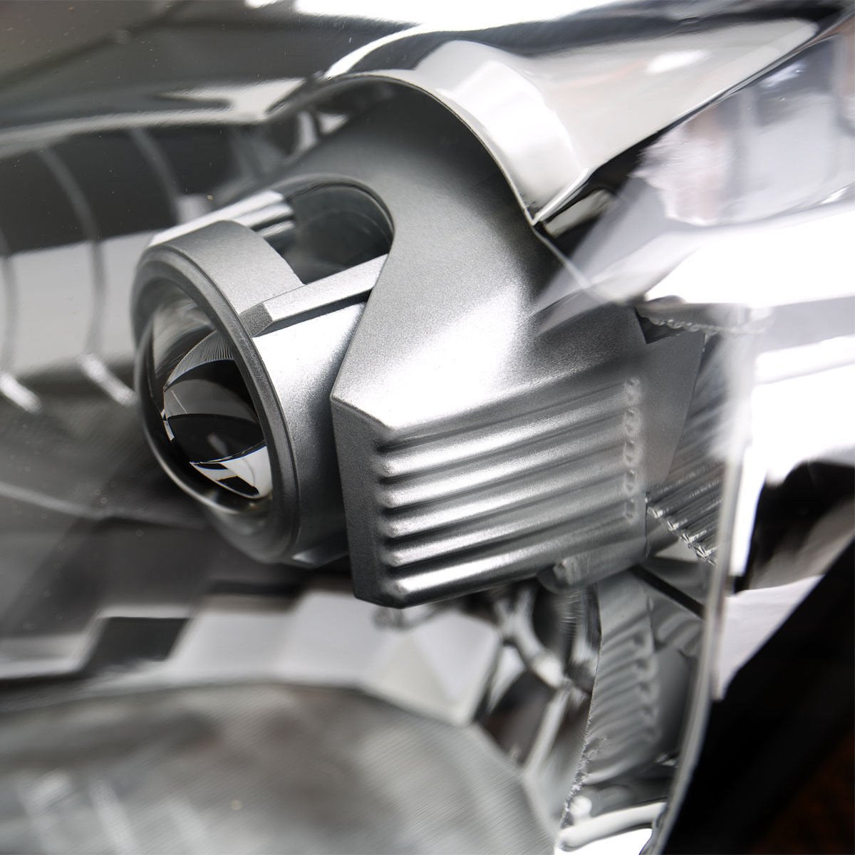 SPPC Headlights Assembly Set for Nissan 350Z - Black Replacement Pair (Driver Left & Passenger Right)