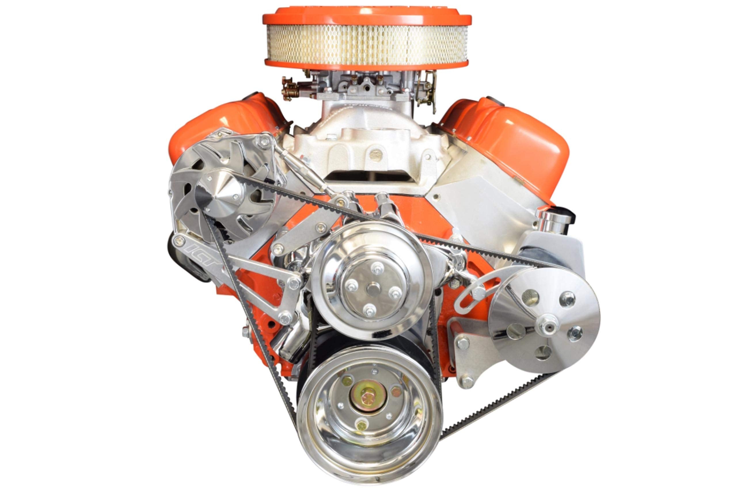 Ict Billet Bbc Billet Alternator Bracket Adjustable Lwp Big Block Chevy Long Water Pump Kit Aluminum 396 402 409 427 454 502 V8