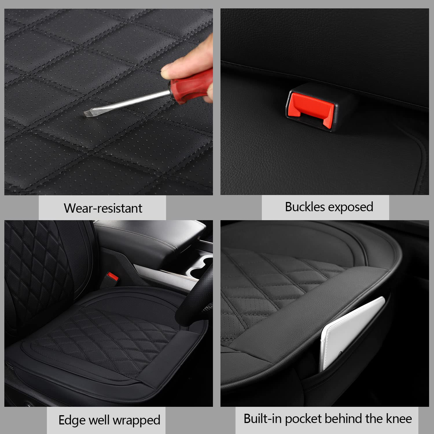 MIROZO Dodge Ram Seat Covers Full Set,5PCS Car Seat Cover Waterproof Fits for 2009-2024 Ram 1500 2500 3500 Crew Quad Regular Cab