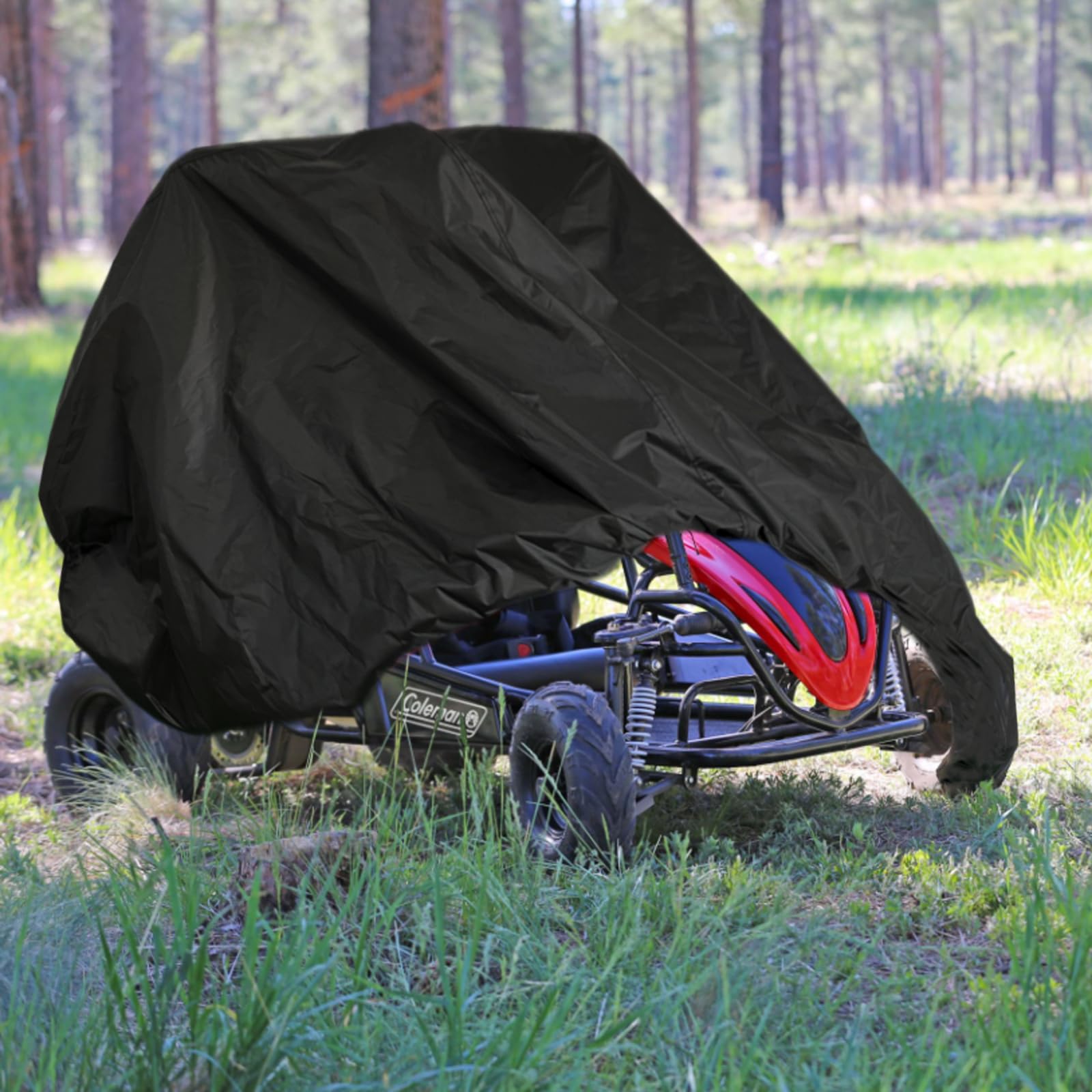 YONQIFON Go Kart Cover,2 Seater Coleman KT196 Go Kart Cover Waterproof Large Go Cart Car Cover,Gokart Accessories for Baja Trail