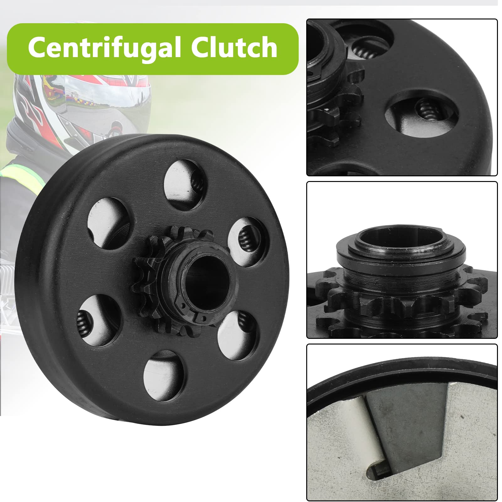 TadaMark Go Kart Clutch 12T #35 Chain 3/4" Bore for 2-6.5HP Engines - Fits Predator 212cc, Honda GC160, GC190