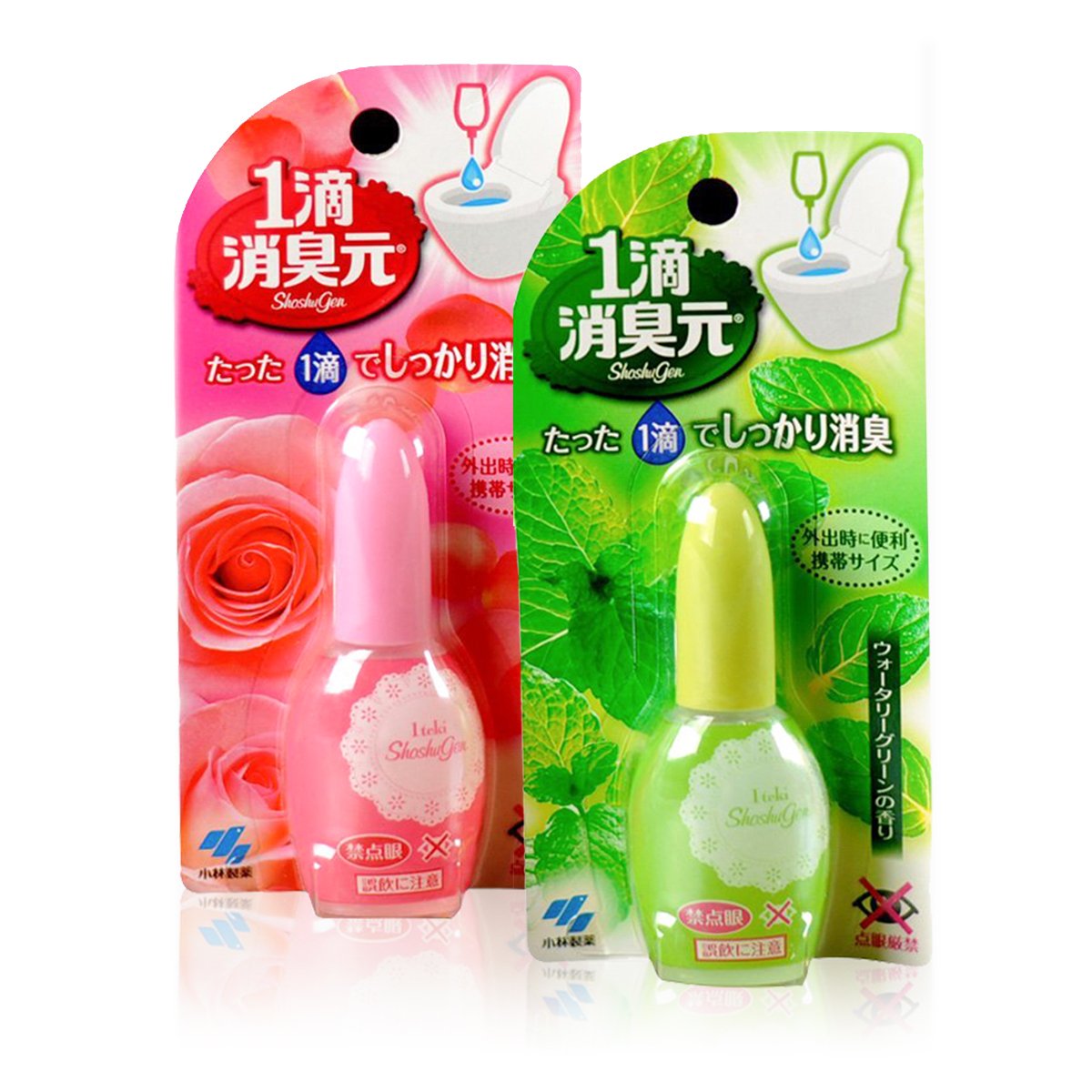 Shoshugen Room & Toilet Freshener - Nioi-moto Green Scent, 0.6 Fl Oz (Pack of 1), Model 619