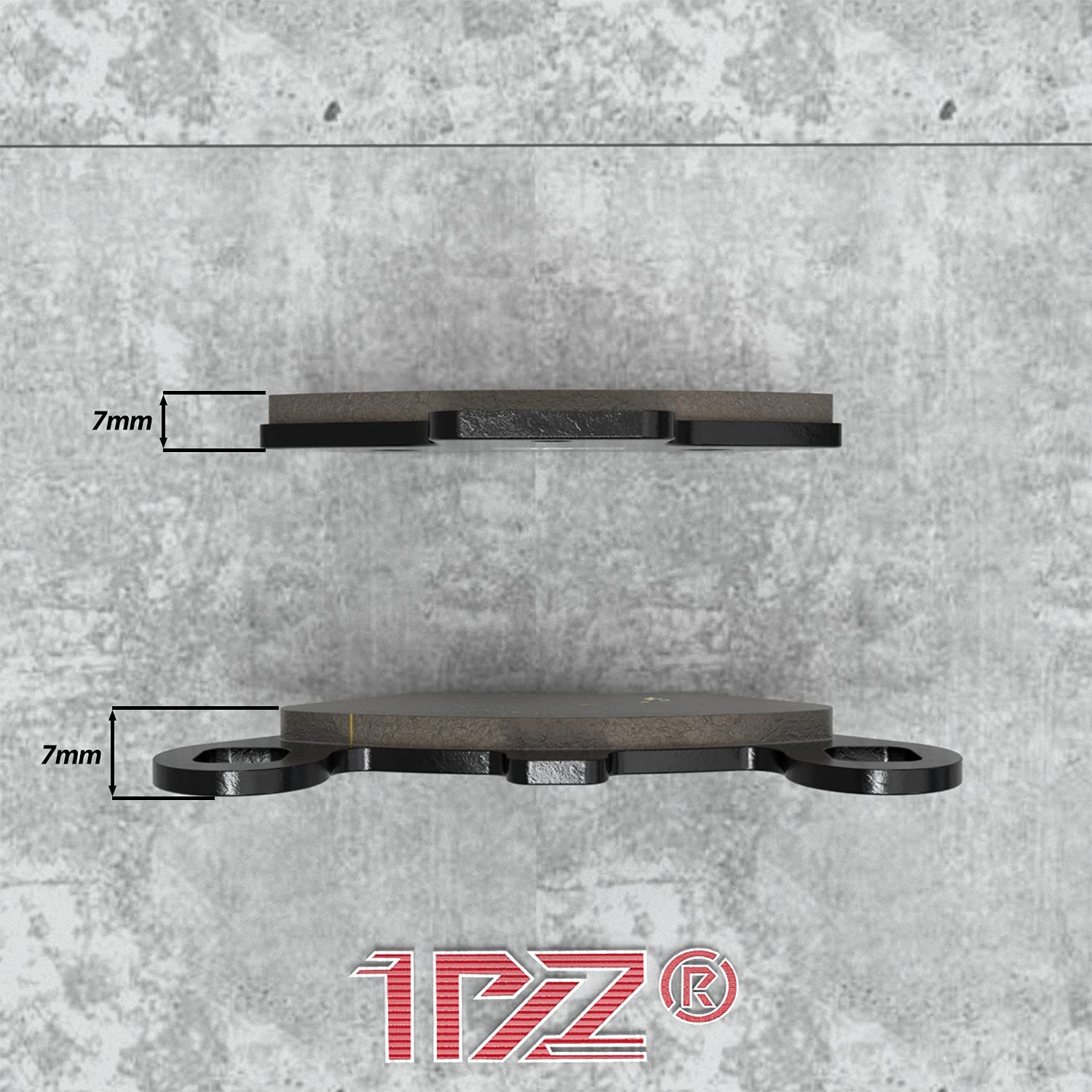 1PZ ST5-R1B Front and Rear Brake Pads Replacement for Polaris Scrambler 500 400 Trail Boss 325 330 Sportsman 500 400 335 Magnum