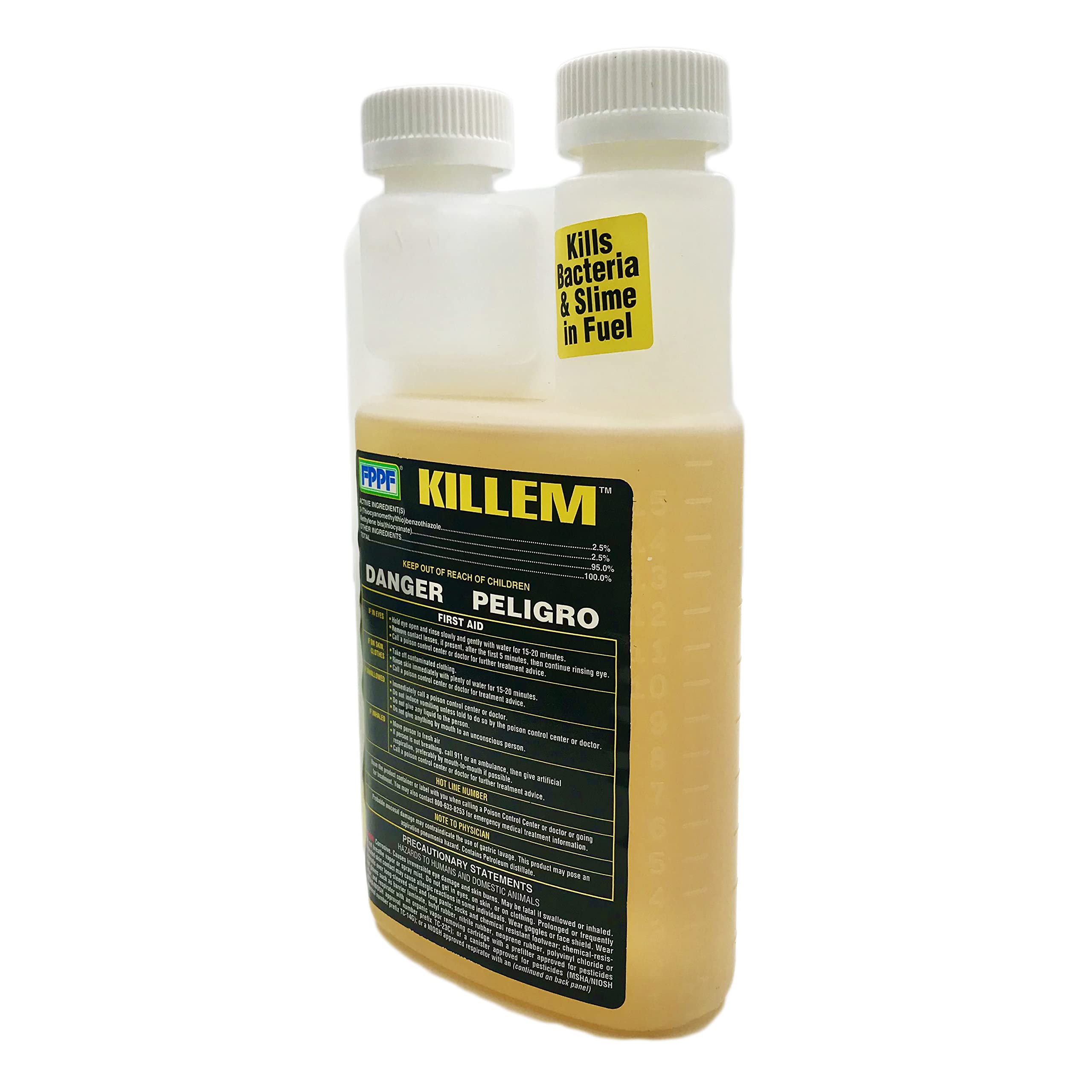 FPPF KILLEM BIOCIDE - 16 oz Bottle, Treats 1920 Gallons of Diesel Fuel