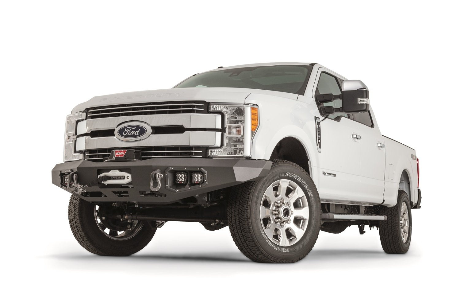 Warn 100918 2017-18 2017-2018 Ascent Front Bumper- Ford Sd F250, F350, F450 '17, Ford Sd F250, F350, F450: 2017-2018
