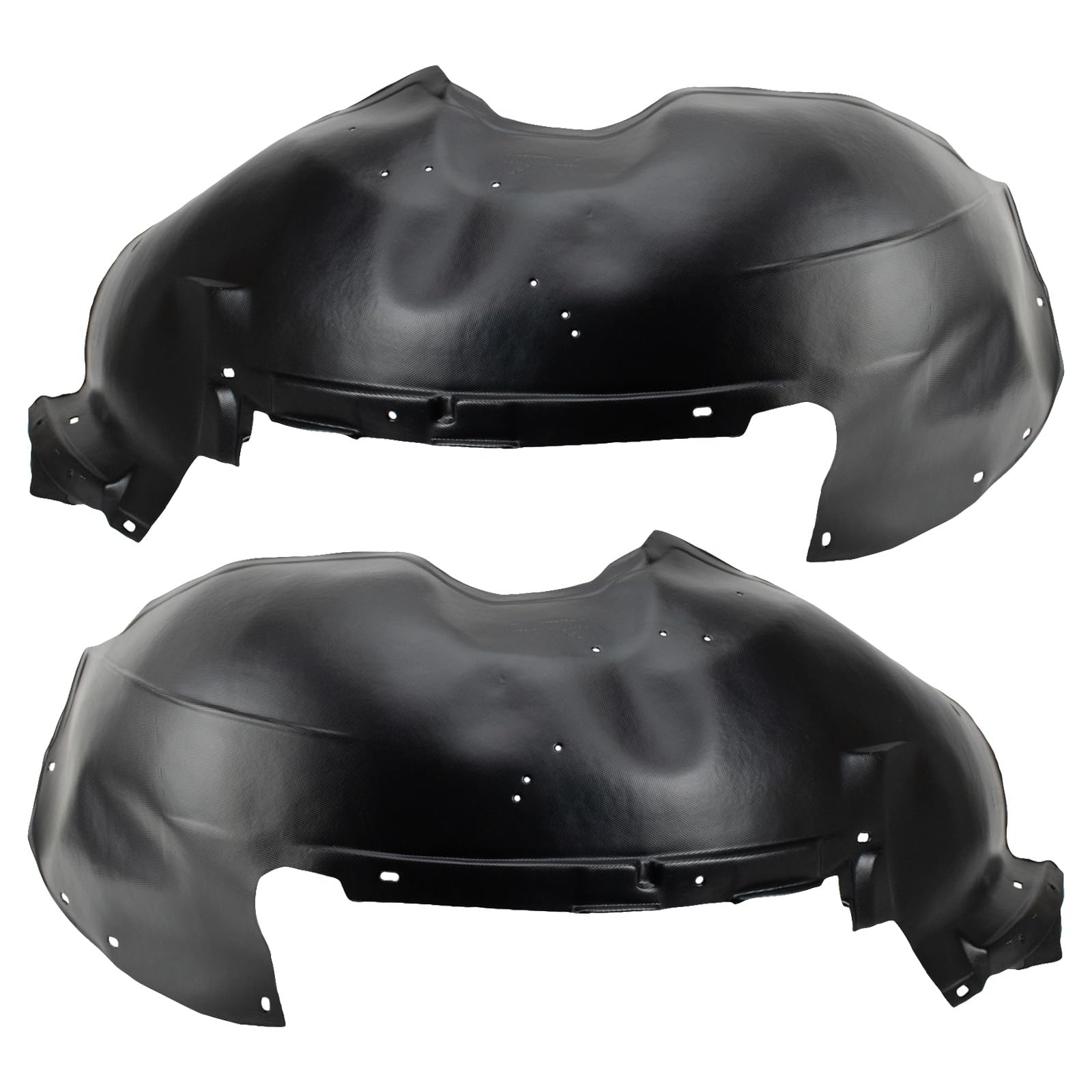 Trq Front Inner Fender Liner Set Compatible With 2001-2006 Chevrolet Silverado 2500 Hd 2007 Silverado 2500 Hd Classic Silverado