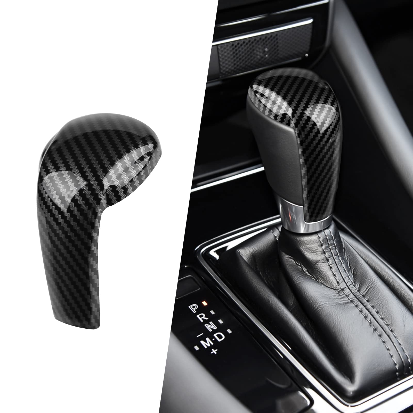 ANFOKAS for Mazda 3 6 CX-5 CX-3 CX-9 Accessories Car Auto Gear Shift Knob Cover Trim Cap Gear Panel Gears Interior Decoration St